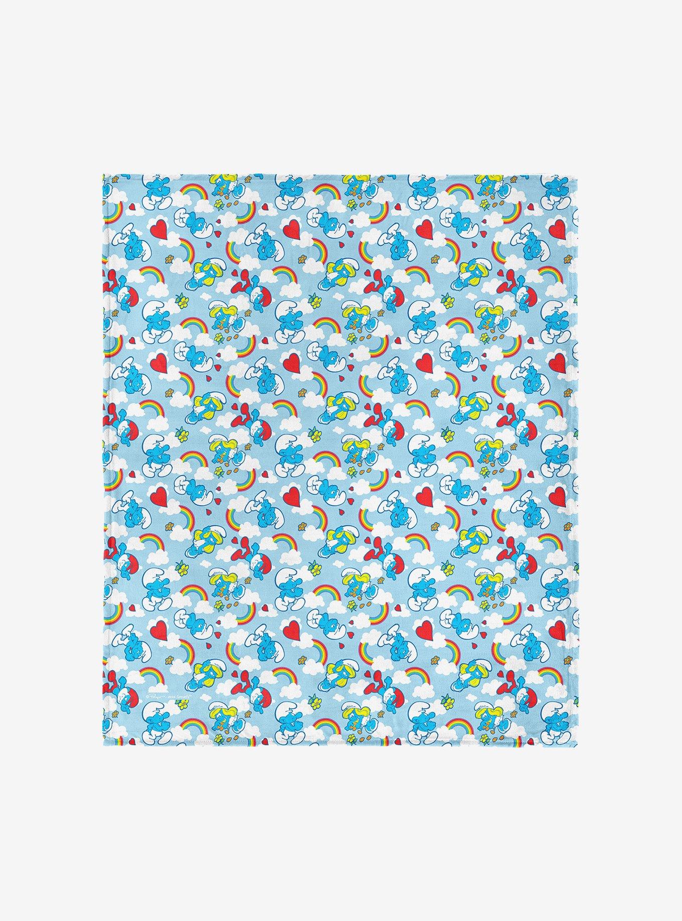 Smurfs Rainbow Smurfs Silk Touch Throw Blanket, , hi-res