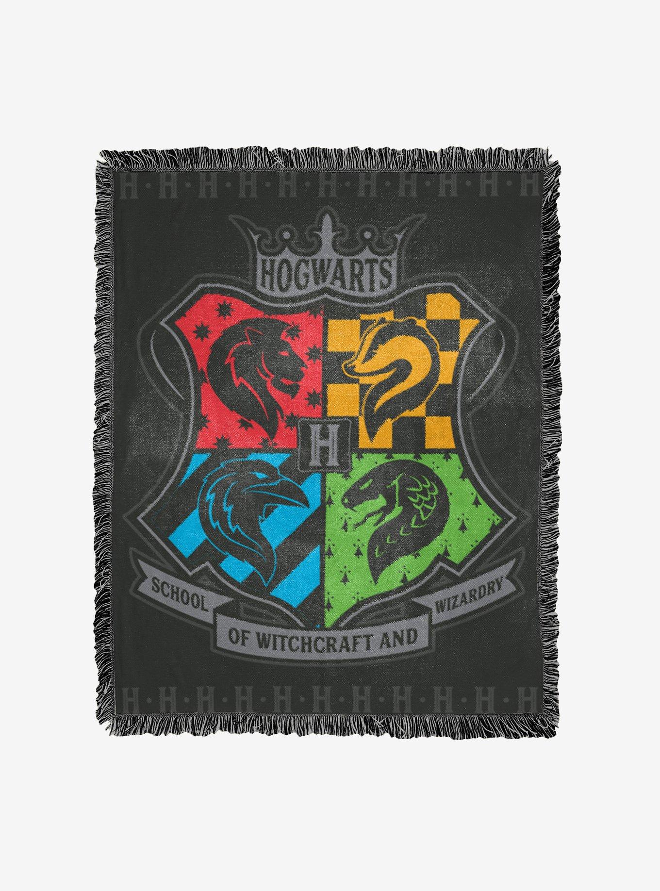 Harry Potter Heraldry And Hype Jacquard Throw Blanket, , hi-res