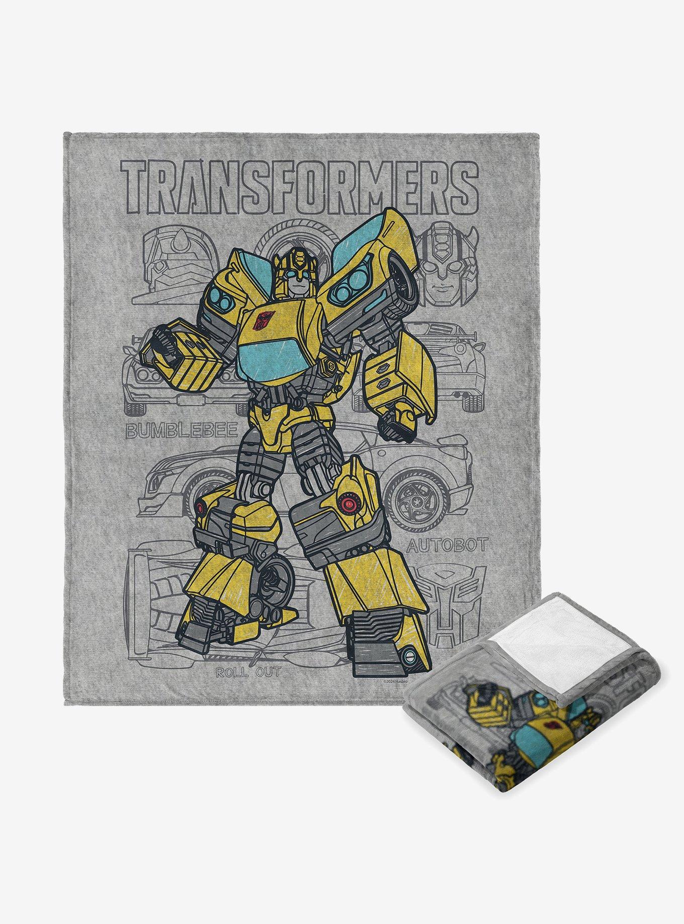 Transformers Bumblebee Autobot Silk Touch Throw Blanket, , hi-res