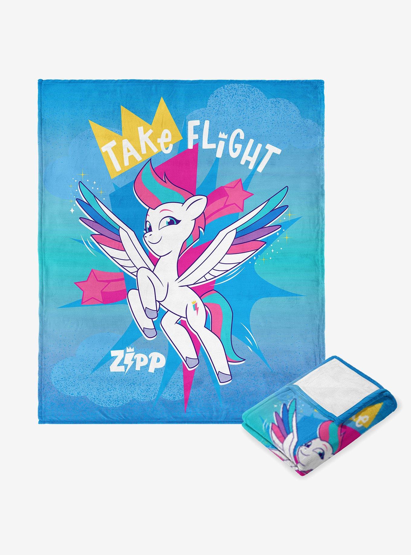 My Little Pony Take Flight Zip Silk Touch Throw Blanket, , hi-res