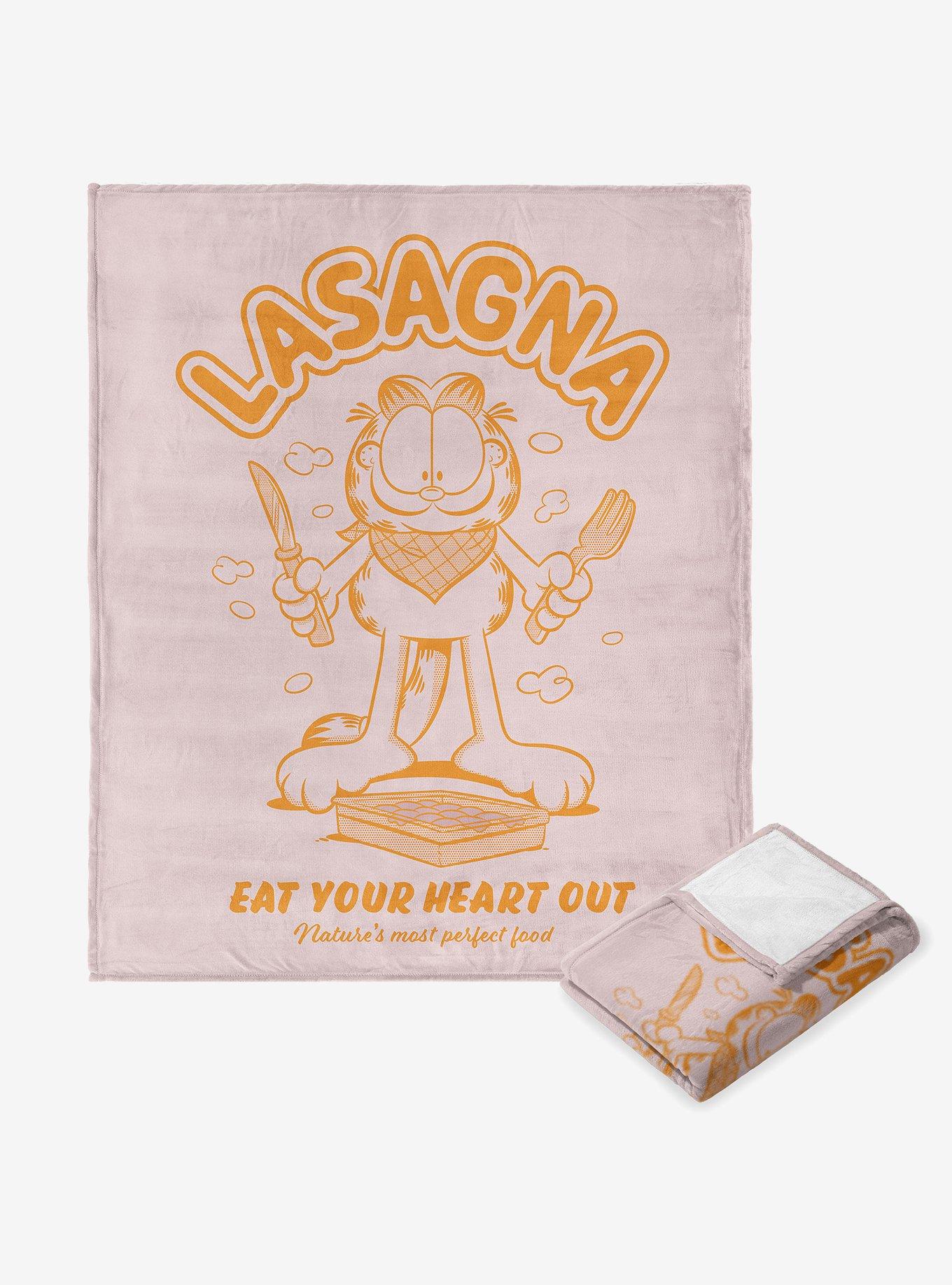 Garfield Most Perfect Food Silk Touch Throw Blanket, , hi-res