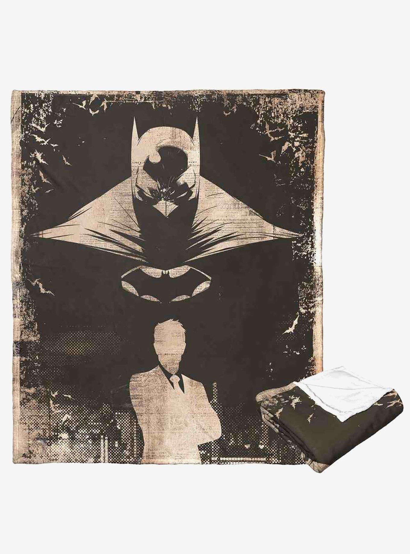 DC Comics Batman Secret Identity Silk Touch Throw Blanket, , hi-res