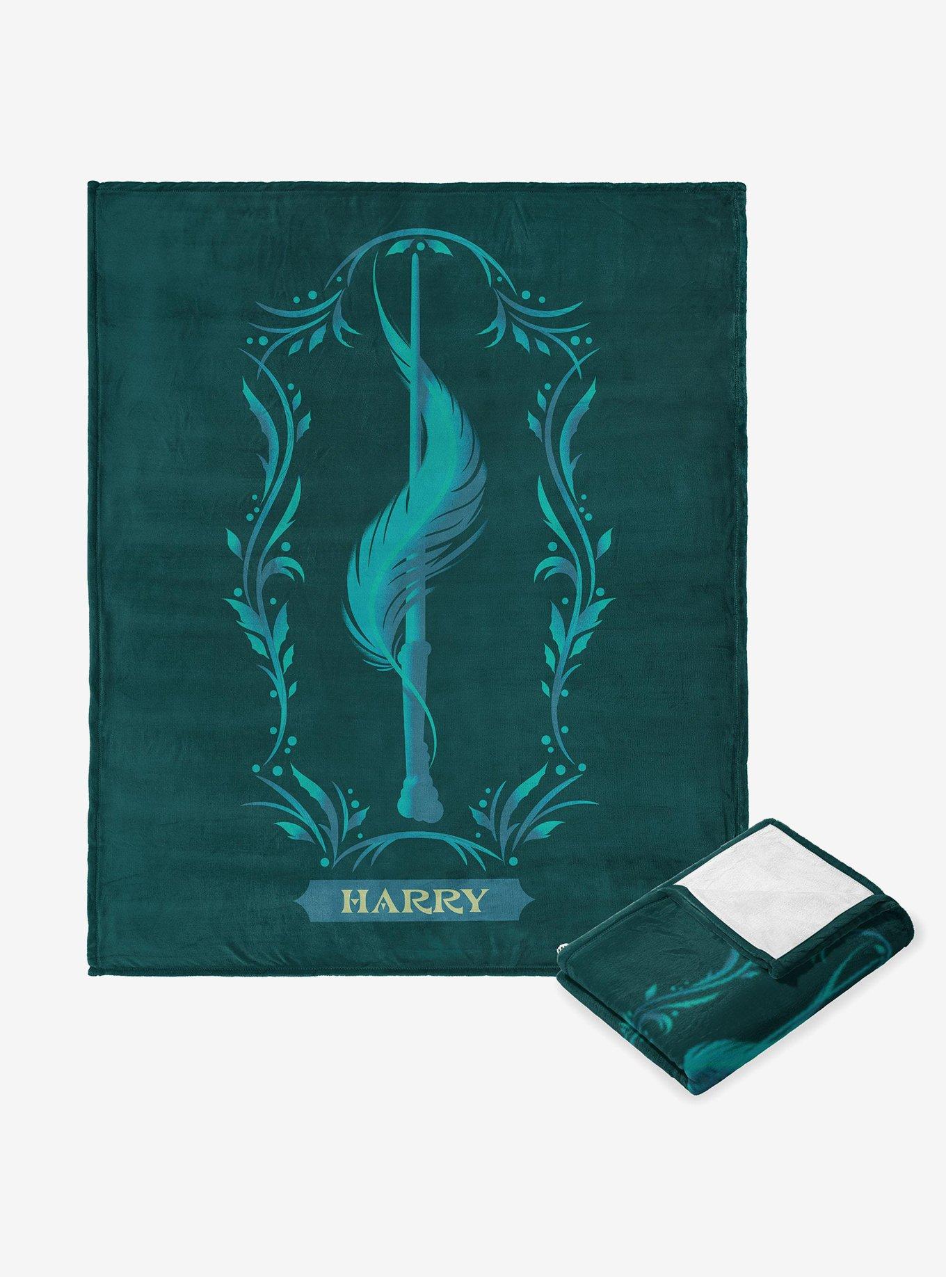 Harry Potter Harry's Wand Silk Touch Throw Blanket, , hi-res
