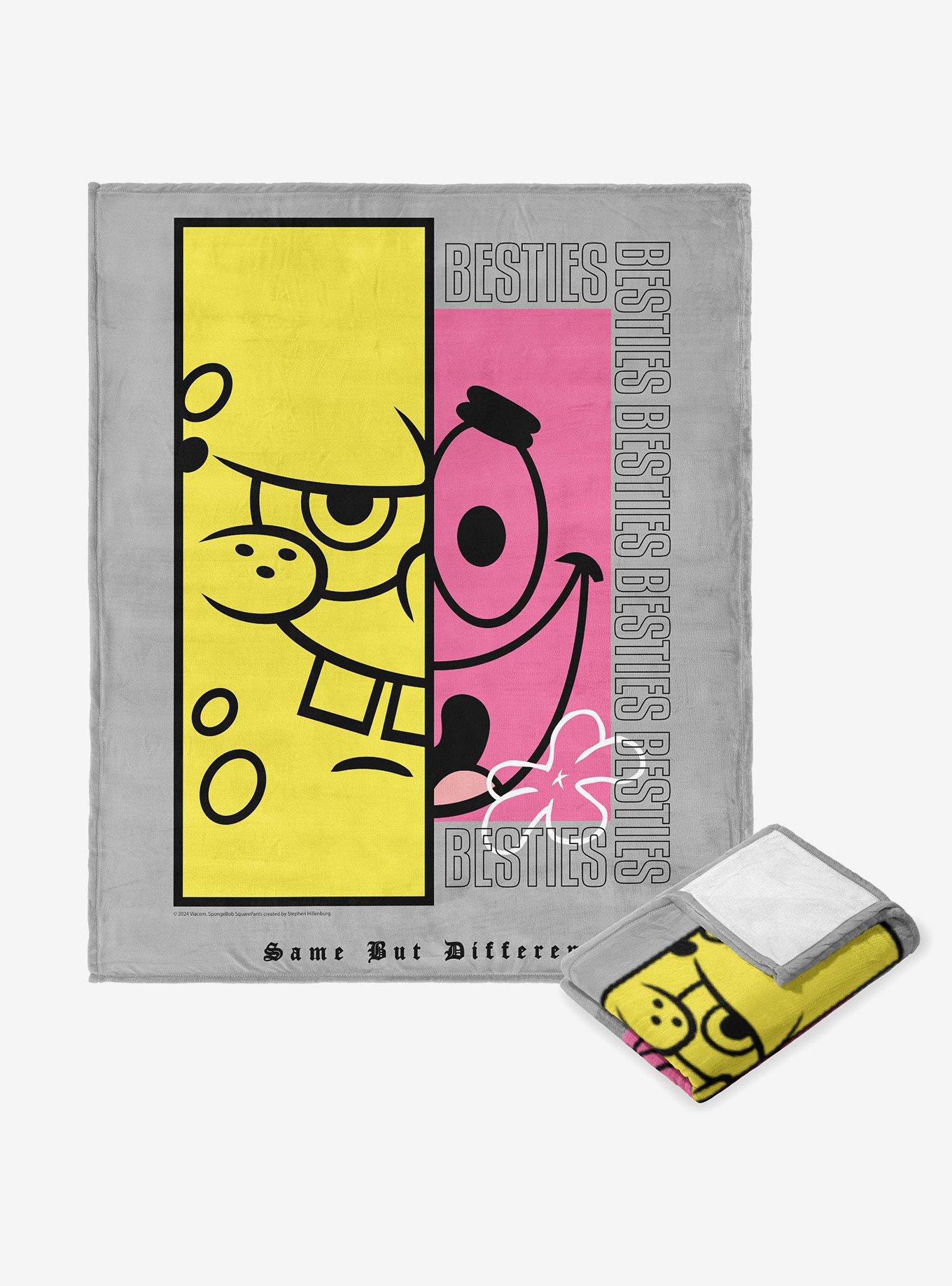 SpongeBob SquarePants Besties Silk Touch Throw Blanket, , hi-res