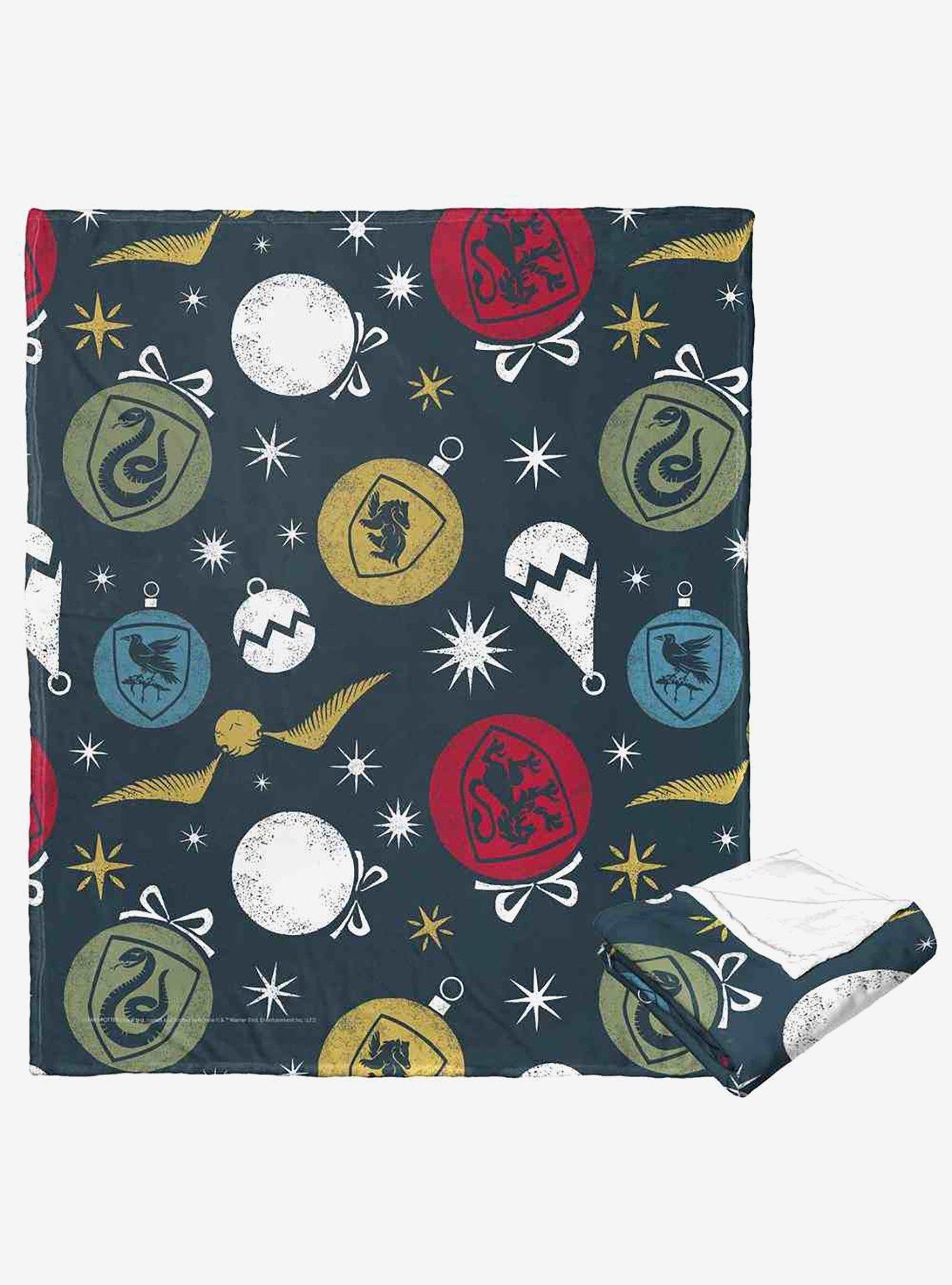 Harry Potter House Ornaments Silk Touch Throw Blanket, , hi-res