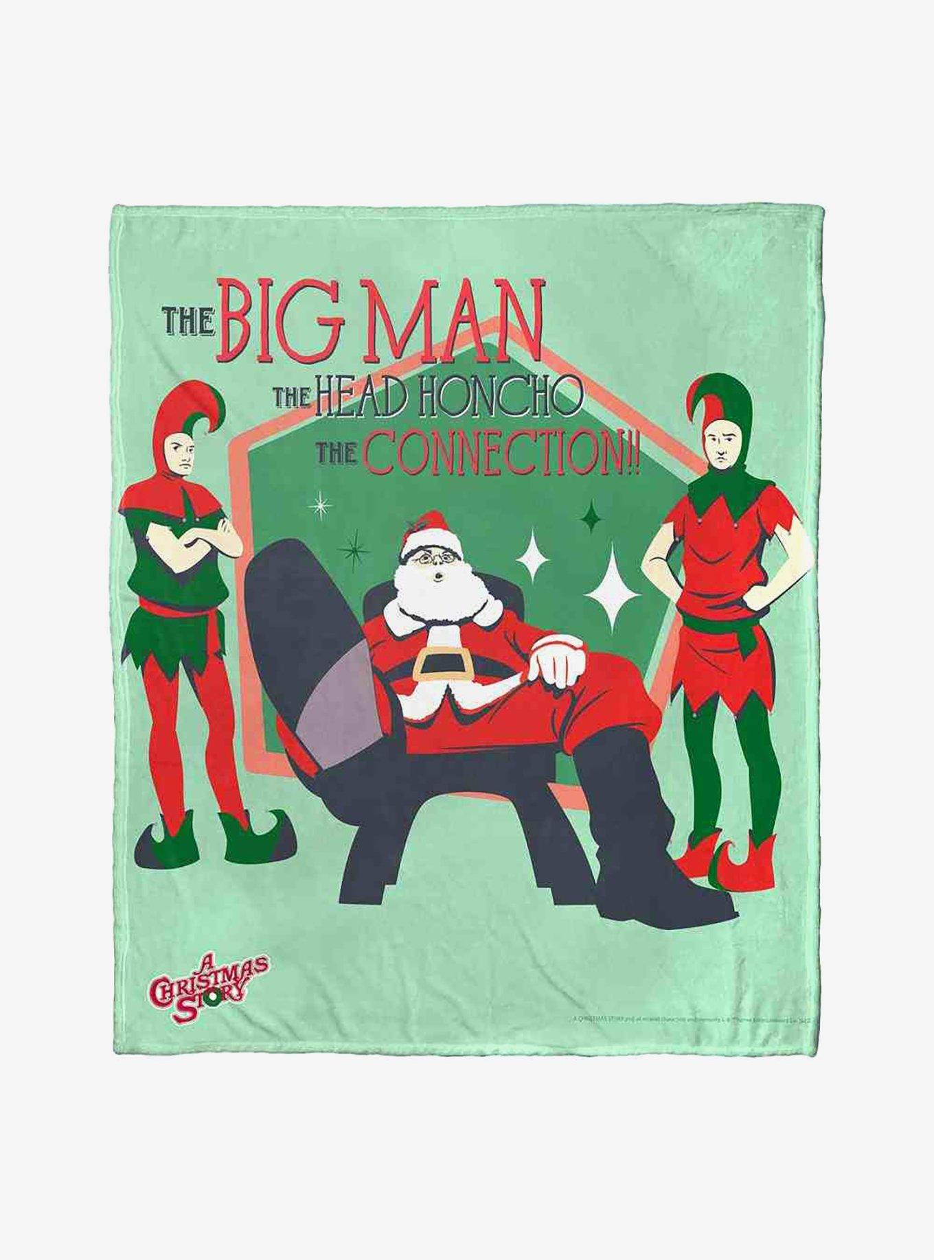 A Christmas Story The Big Man Silk Touch Throw Blanket, , hi-res
