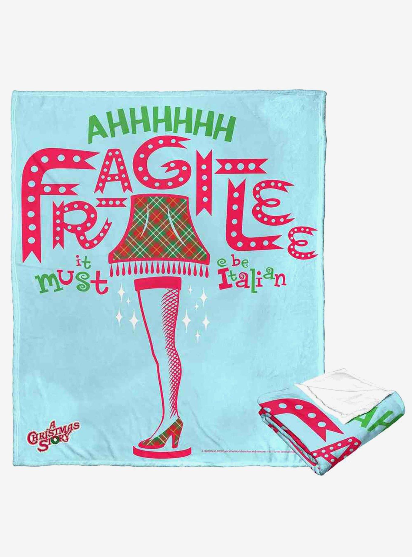 A Christmas Story It Must Be Italian Silk Touch Throw Blanket, , hi-res