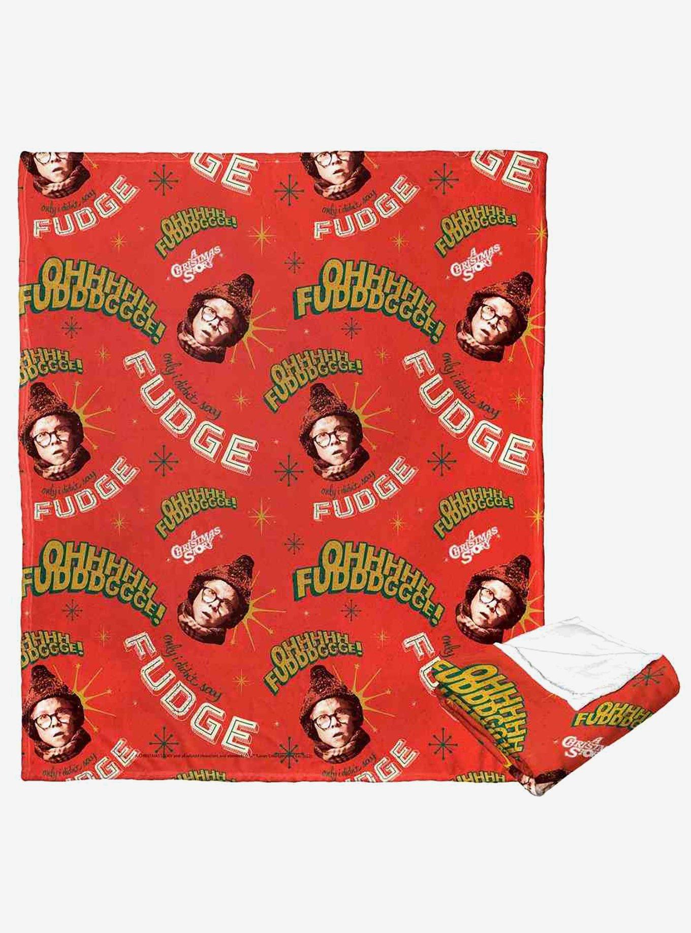 A Christmas Story Oh Fudge Silk Touch Throw Blanket, , hi-res