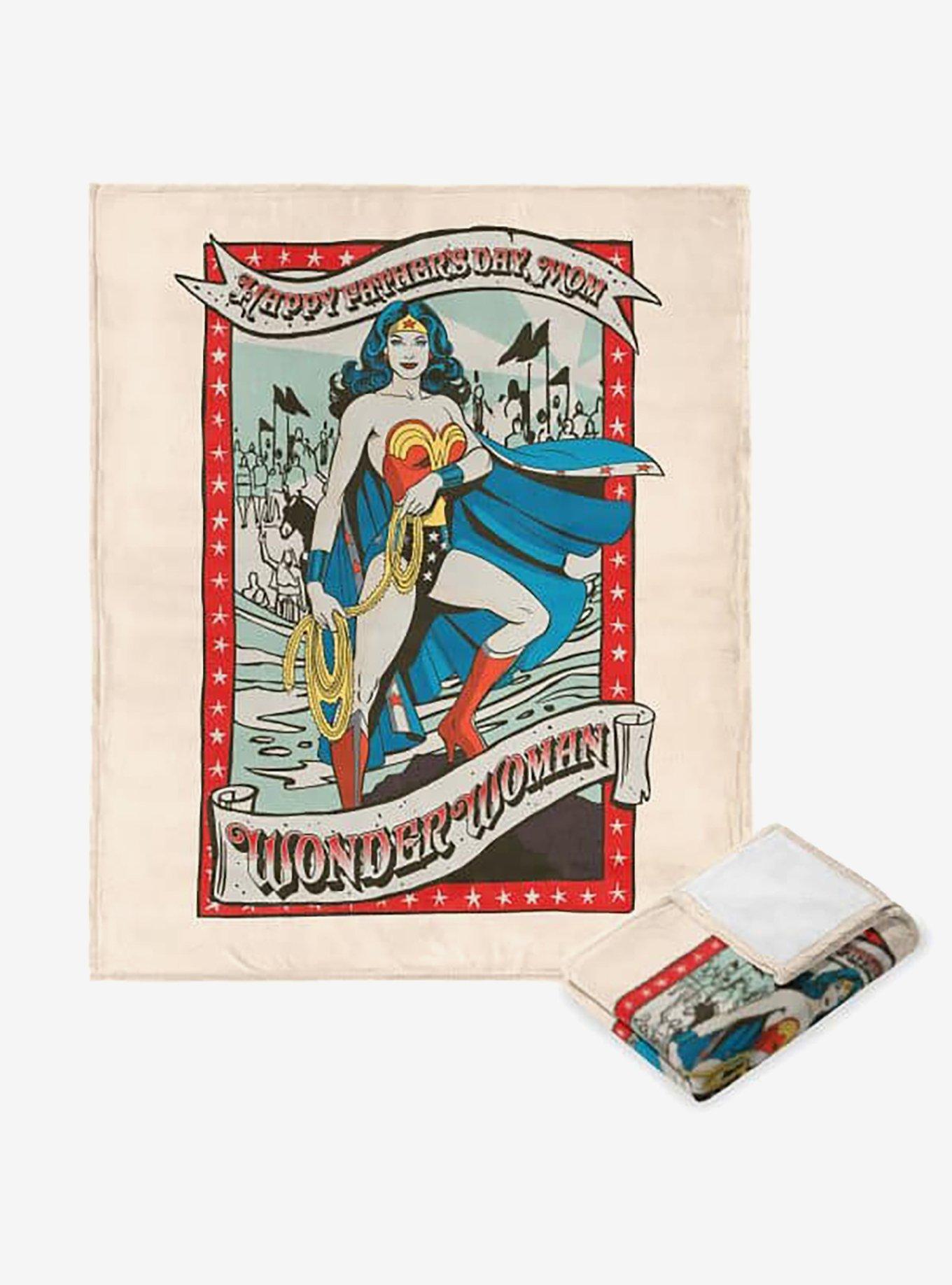Wonder Woman Wonder Mom Silk Touch Throw Blanket, , hi-res