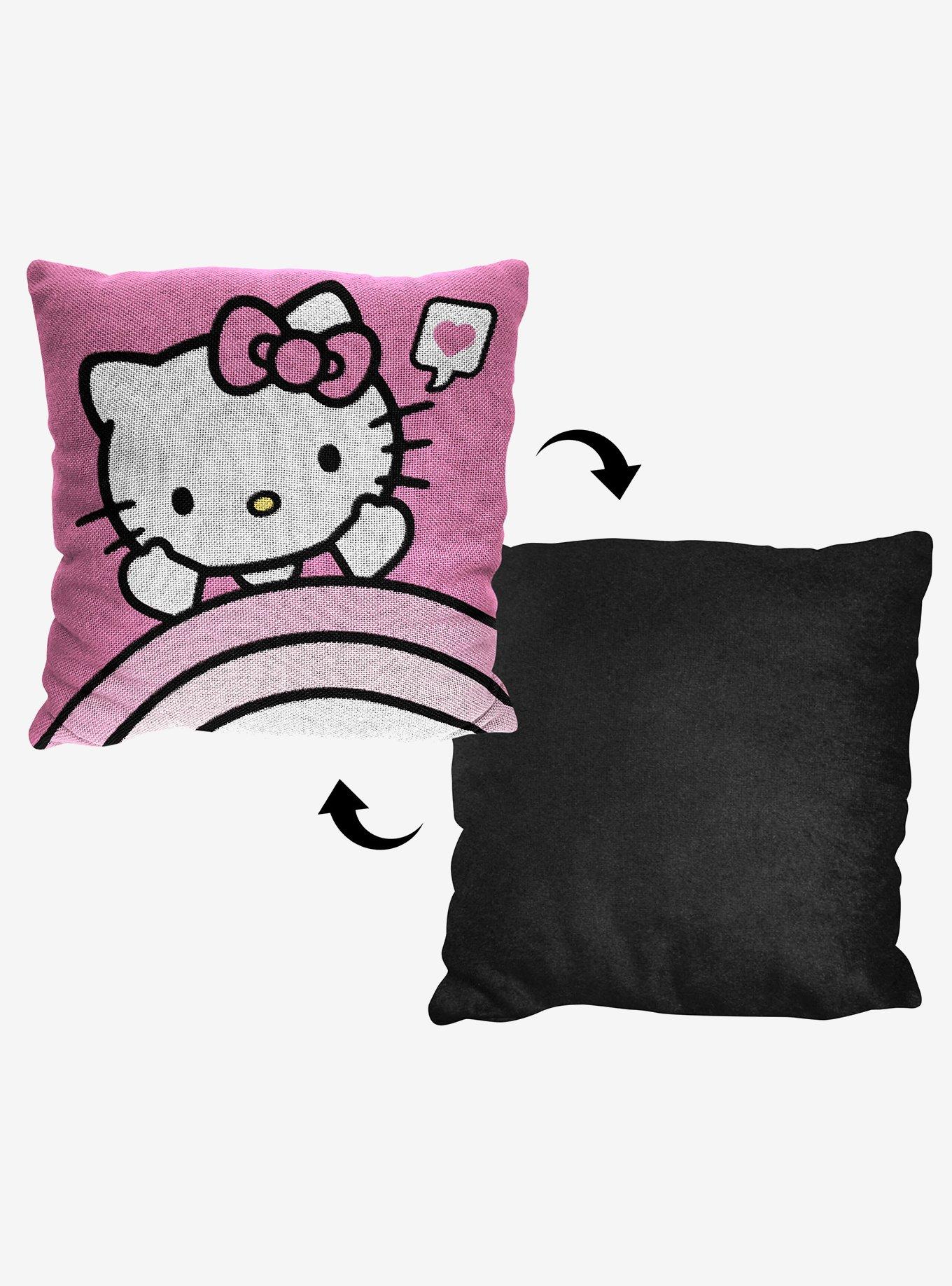 Hello Kitty Big Hugs Jacquard Throw Pillow, , hi-res