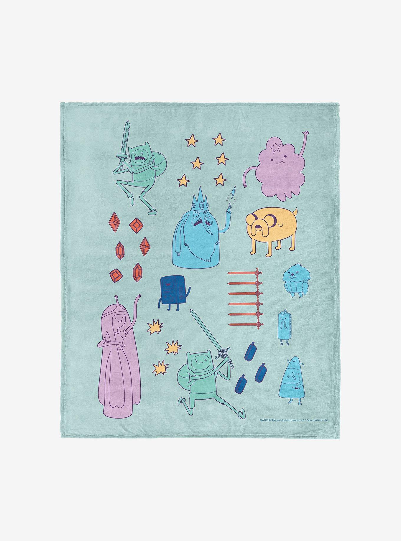 Adventure Time Welcome To Ooo Silk Touch Throw Blanket, , hi-res