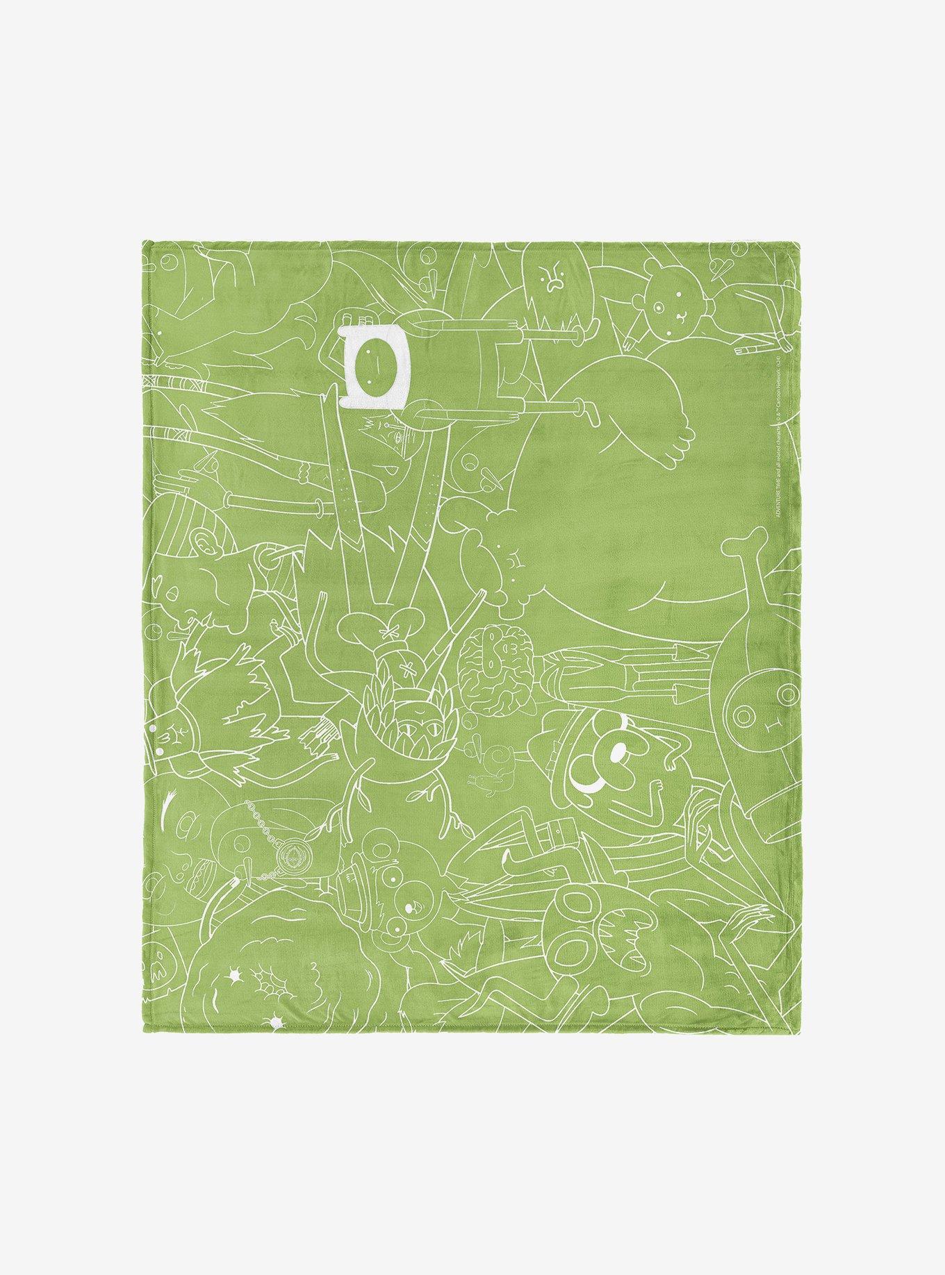 Adventure Time Friends All Over Silk Touch Throw Blanket, , hi-res