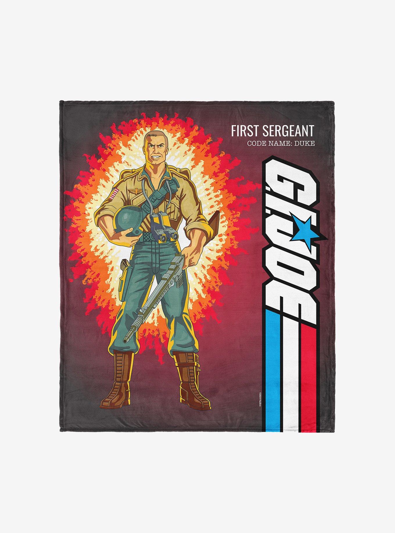 GI Joe Classic Flashback Duke Silk Touch Throw Blanket, , hi-res