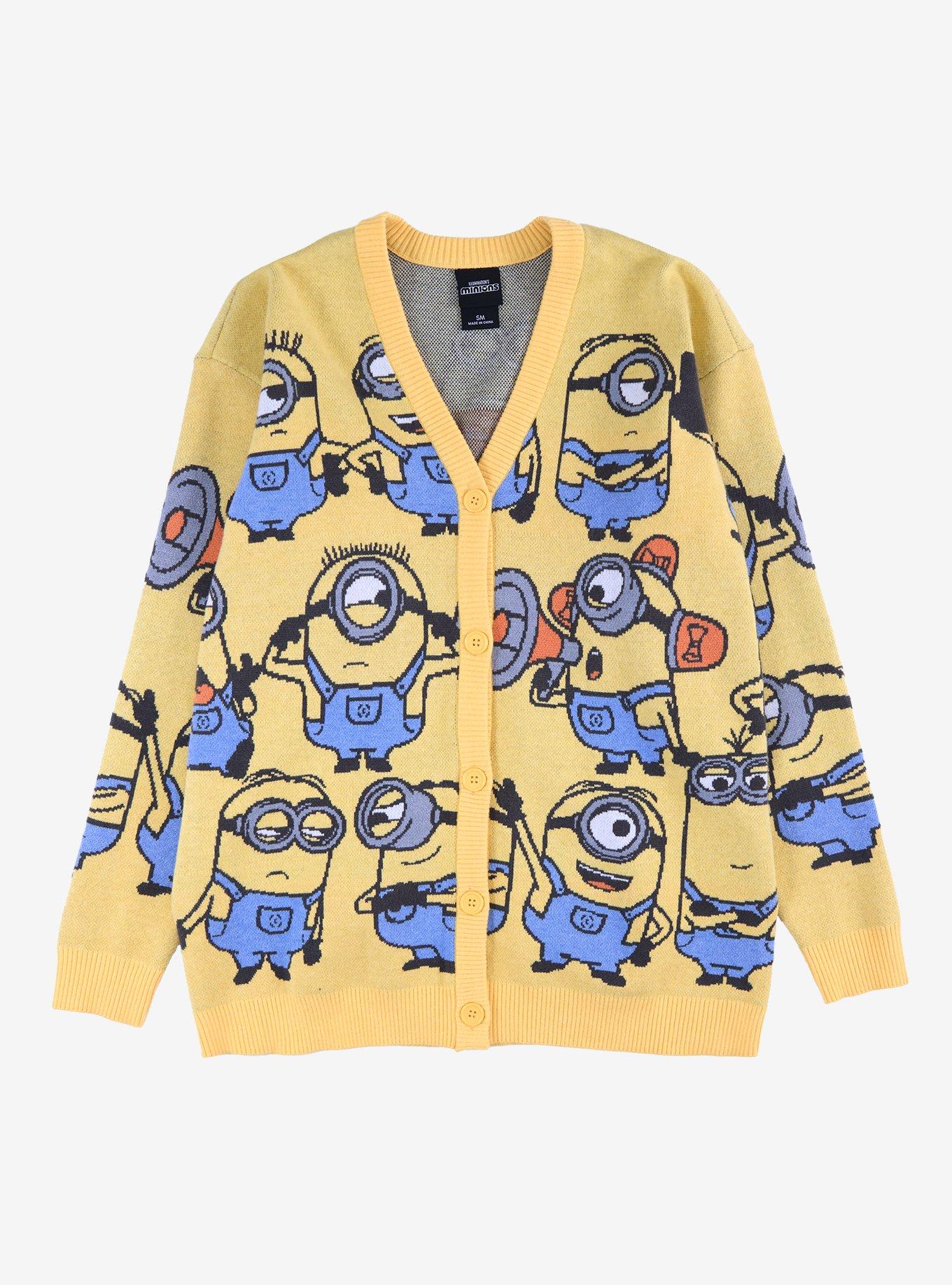 Minions Knit Girls Cardigan, , hi-res