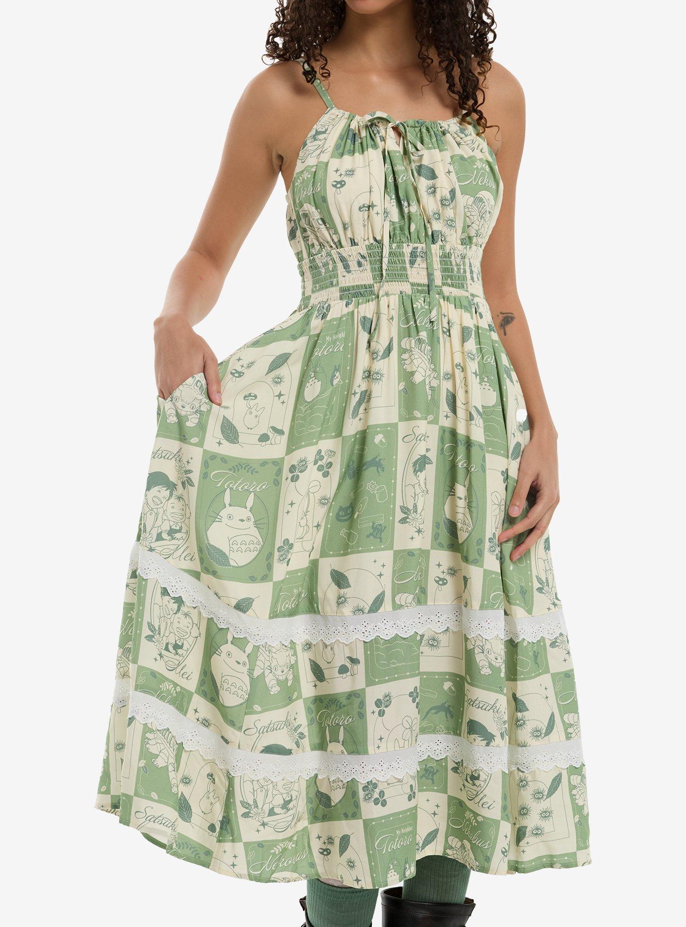 Studio Ghibli&reg; My Neighbor Totoro Poster Midi Dress, , hi-res