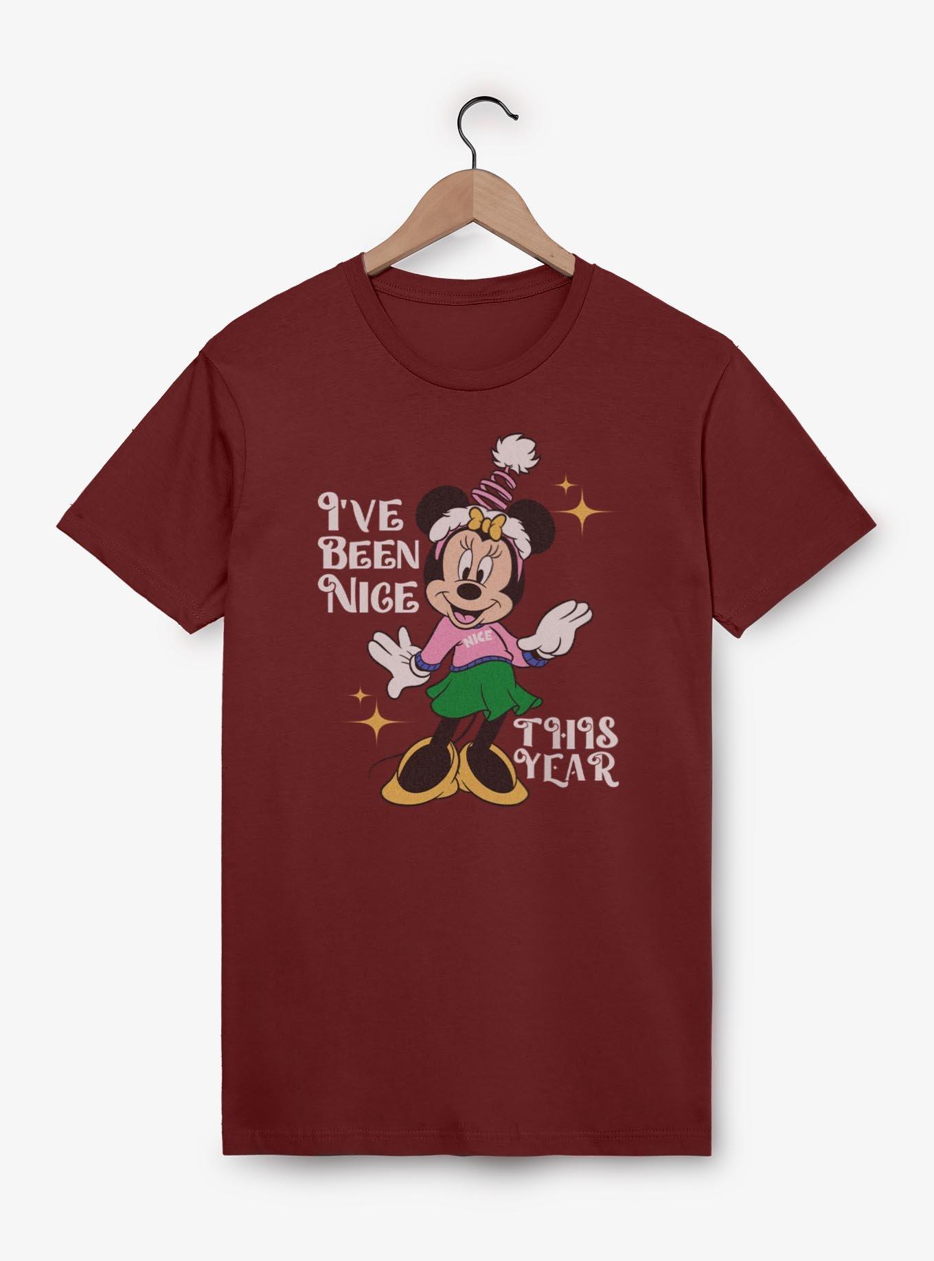 Disney Minnie Mouse I've Been Nice This Year T-Shirt, , hi-res