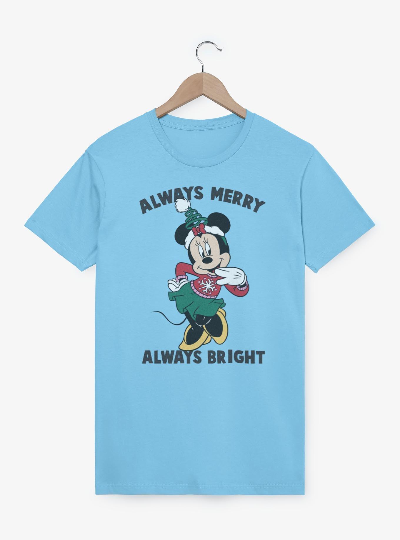 Disney Minnie Mouse Always Merry Always Bright  T-Shirt, , hi-res