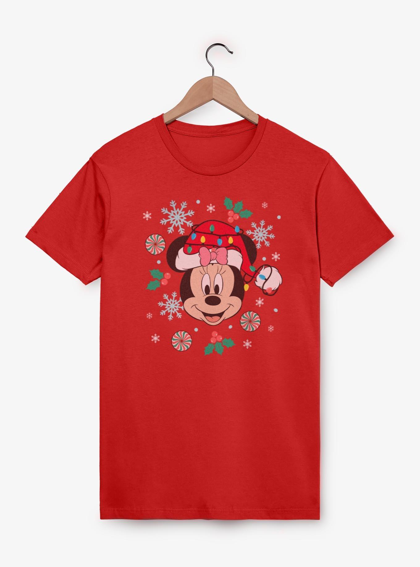 Disney Minnie Mouse Snowflakes & Candy T-Shirt, , hi-res