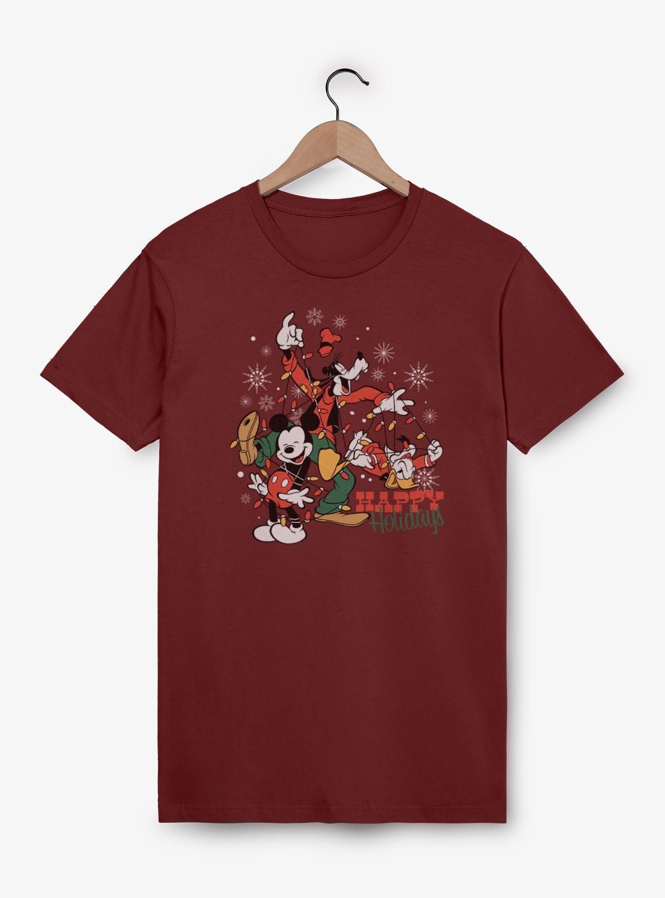 Disney Mickey Mouse & Friends Classic Happy Holidays T-Shirt, , hi-res