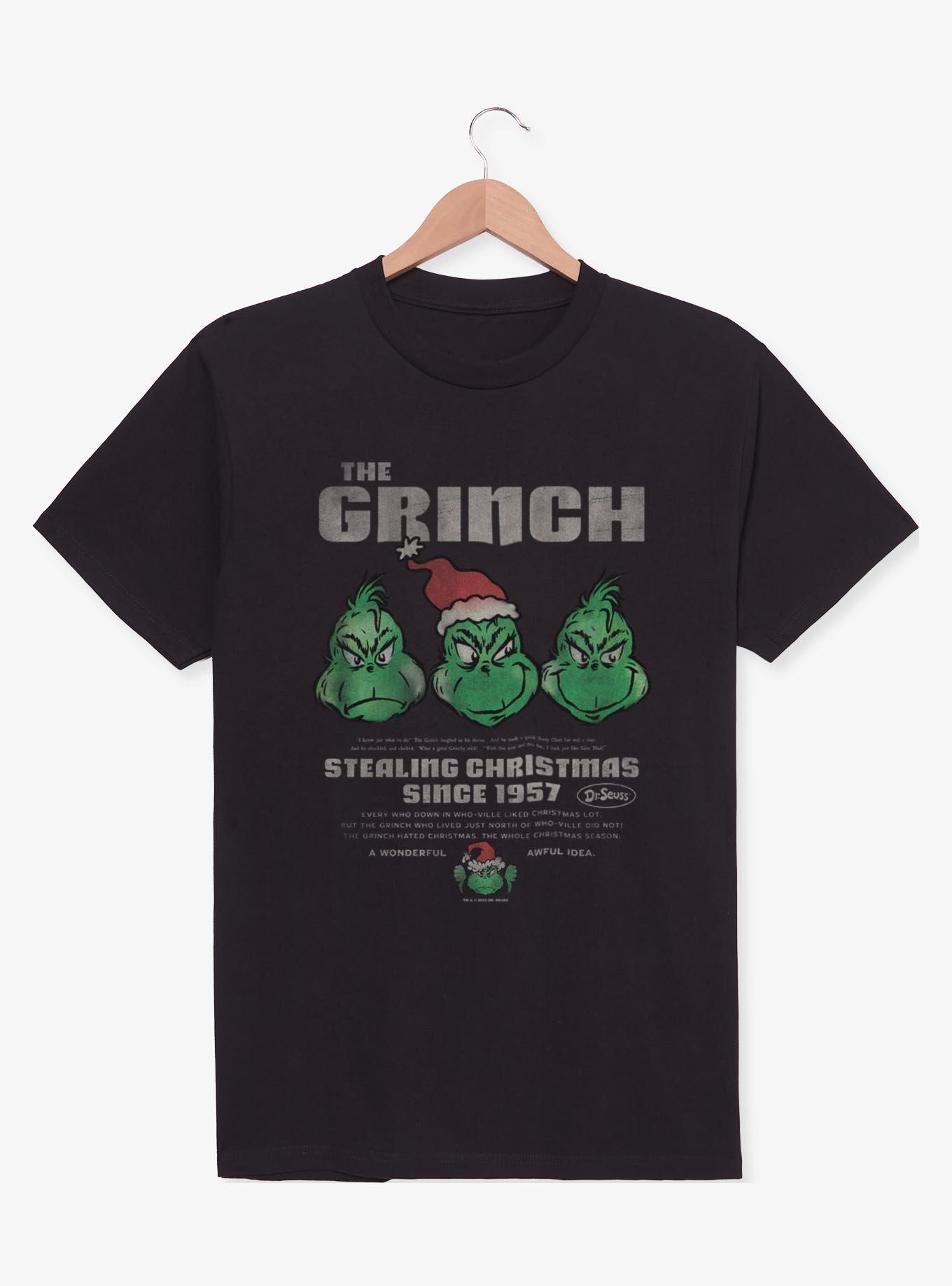 Dr. Seuss How The Grinch Stole Christmas Stealing Christmas T-Shirt