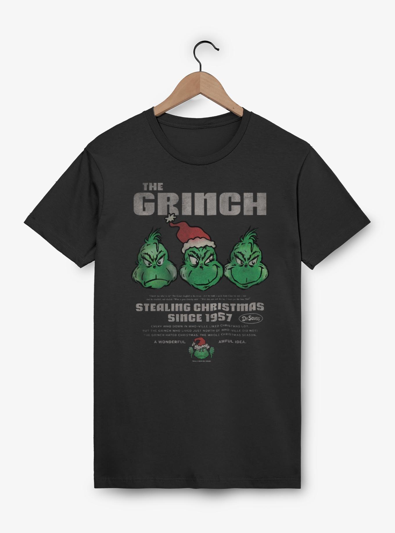 Dr. Seuss How The Grinch Stole Christmas Stealing Christmas T-Shirt, , hi-res
