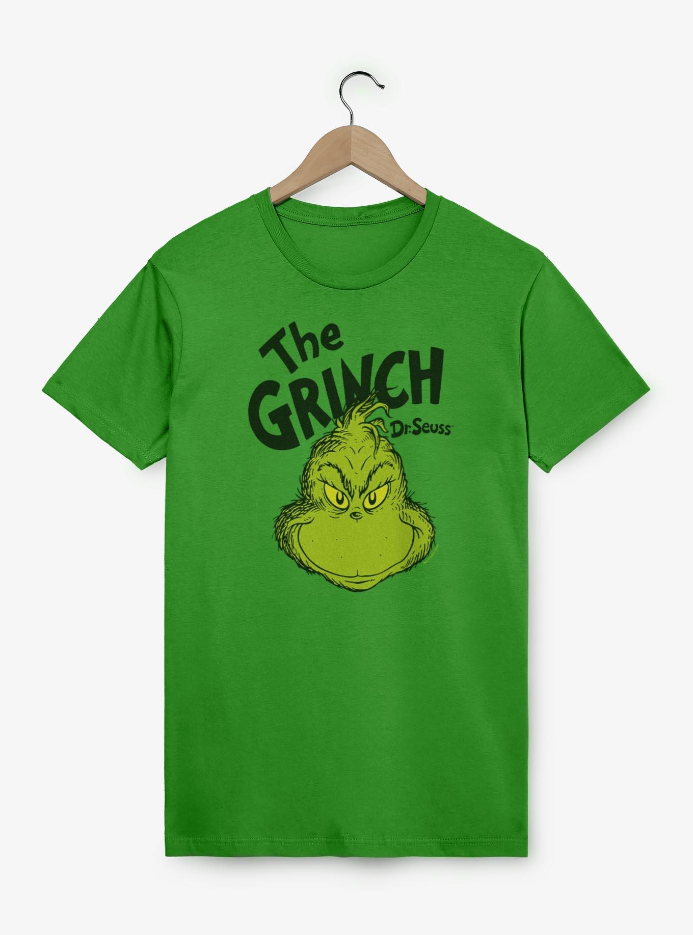 Dr. Seuss How The Grinch Stole Christmas Big Face T-Shirt, , hi-res
