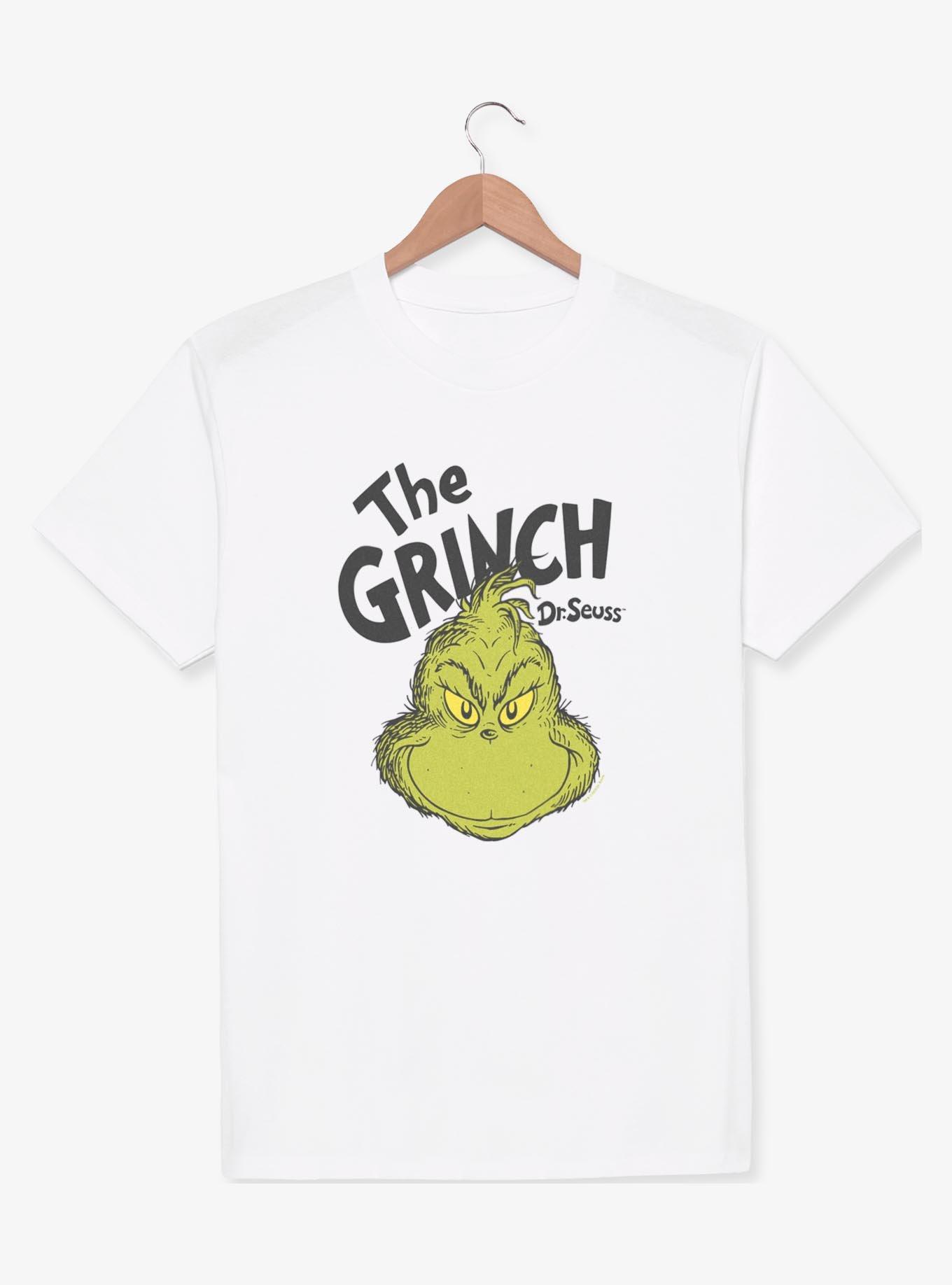 Dr. Seuss How The Grinch Stole Christmas Big Face T-Shirt