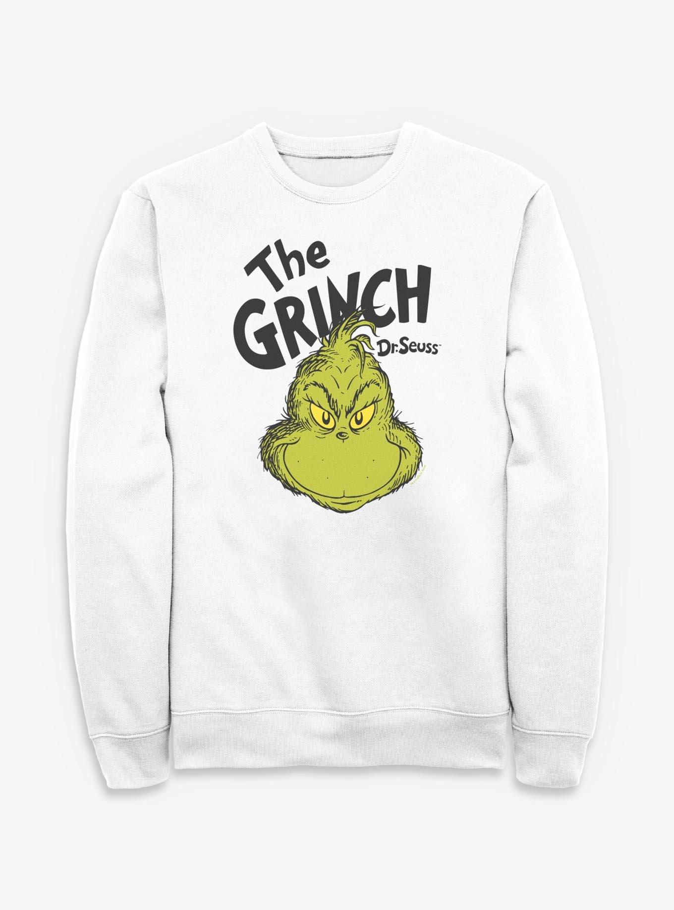 Dr. Seuss How The Grinch Stole Christmas Big Face Sweatshirt