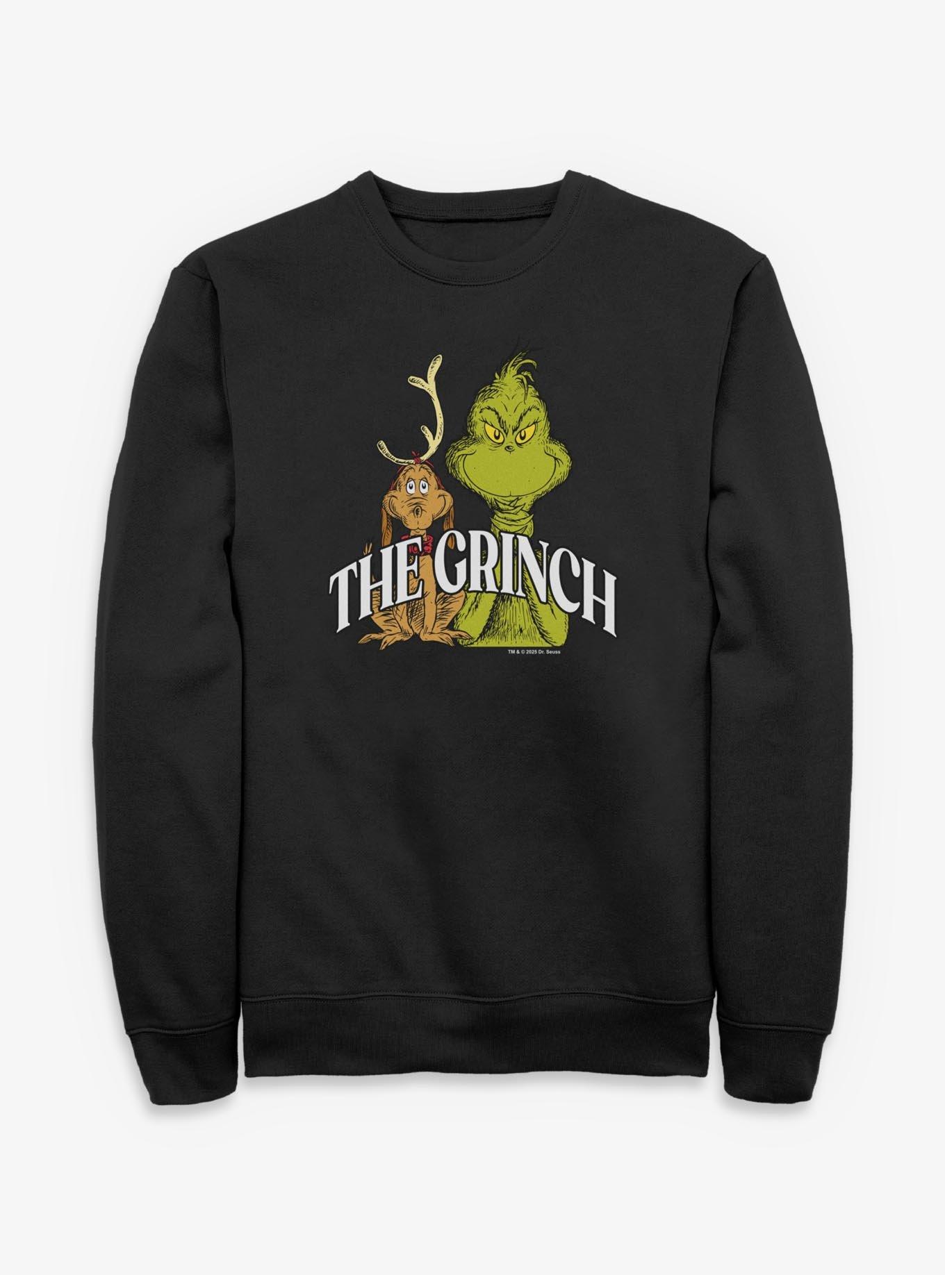 Dr. Seuss How The Grinch Stole Christmas The Grinch & Max  Sweatshirt, , hi-res