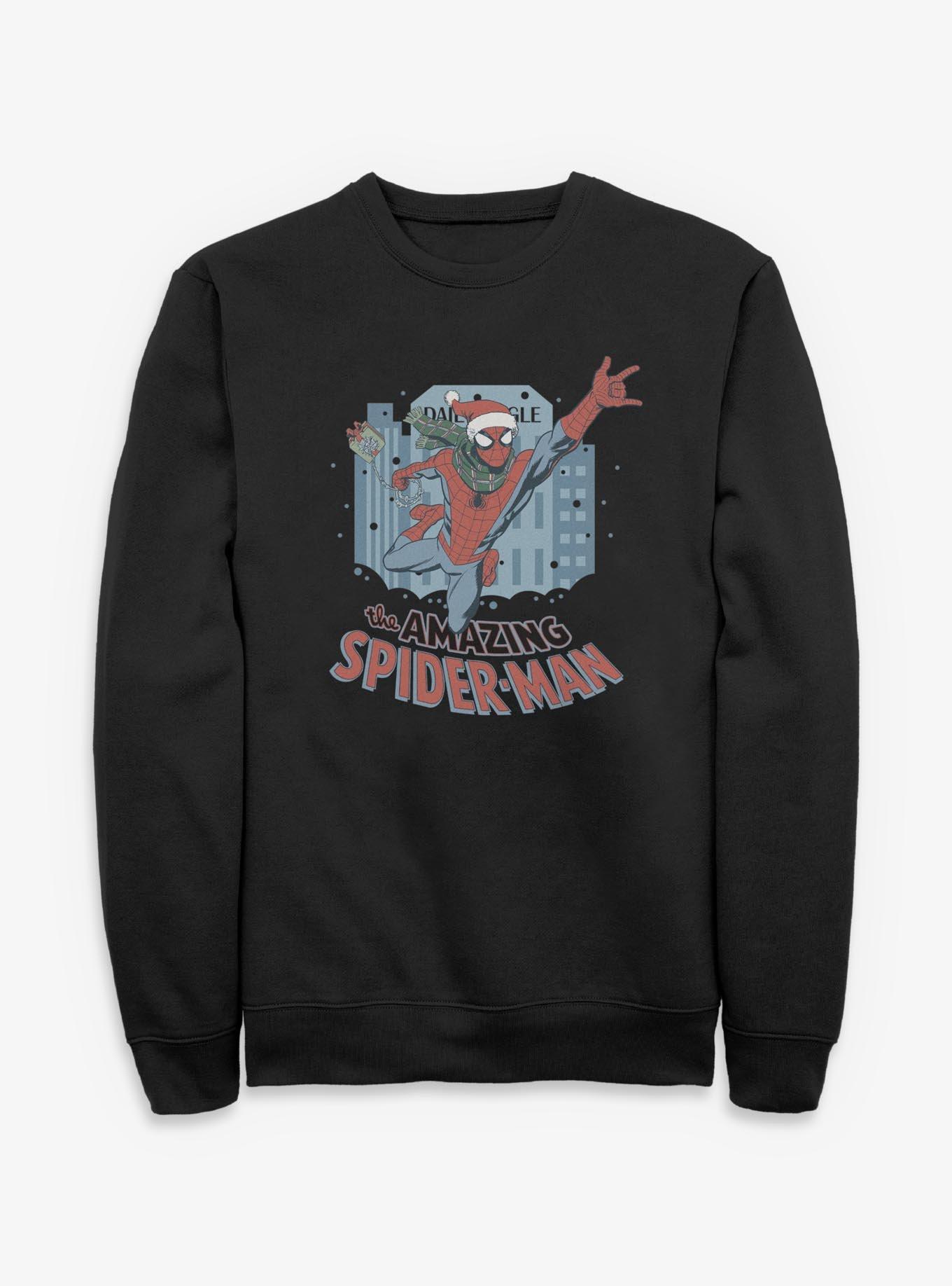 Marvel Spider-Man Xmas Swing Sweatshirt, , hi-res
