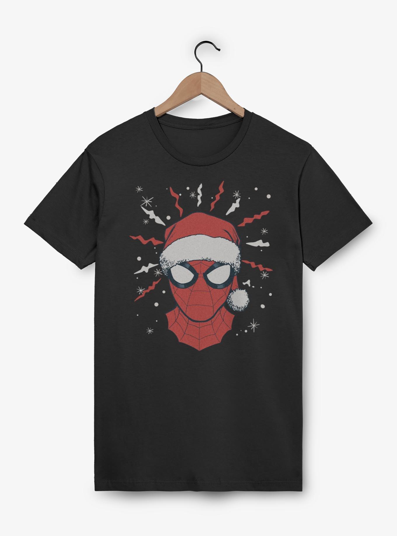Marvel Spider-Man Xmas Face T-Shirt, , hi-res