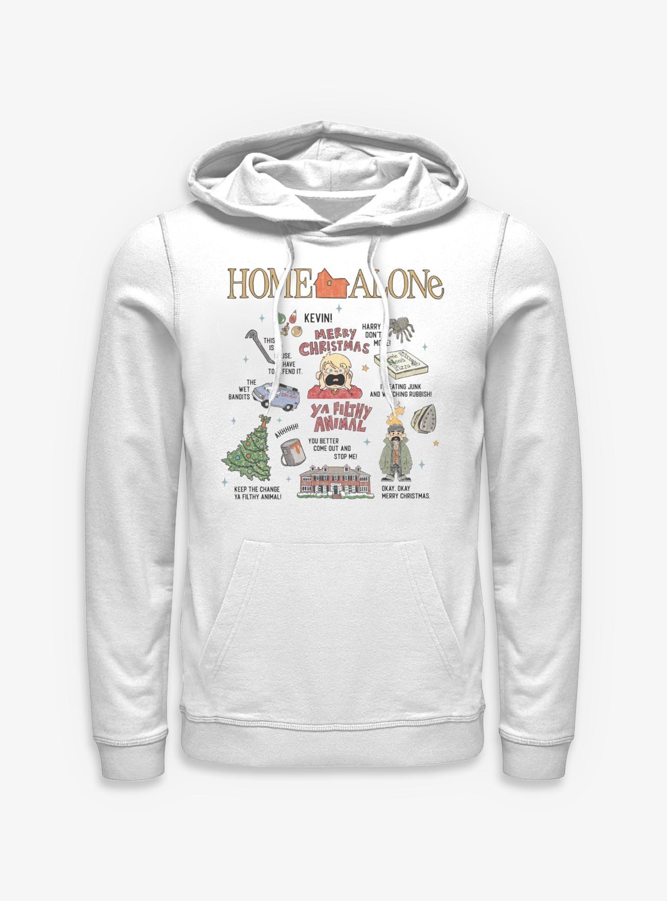 Home Alone Filthy Animal Xmas Icons Hoodie, , hi-res