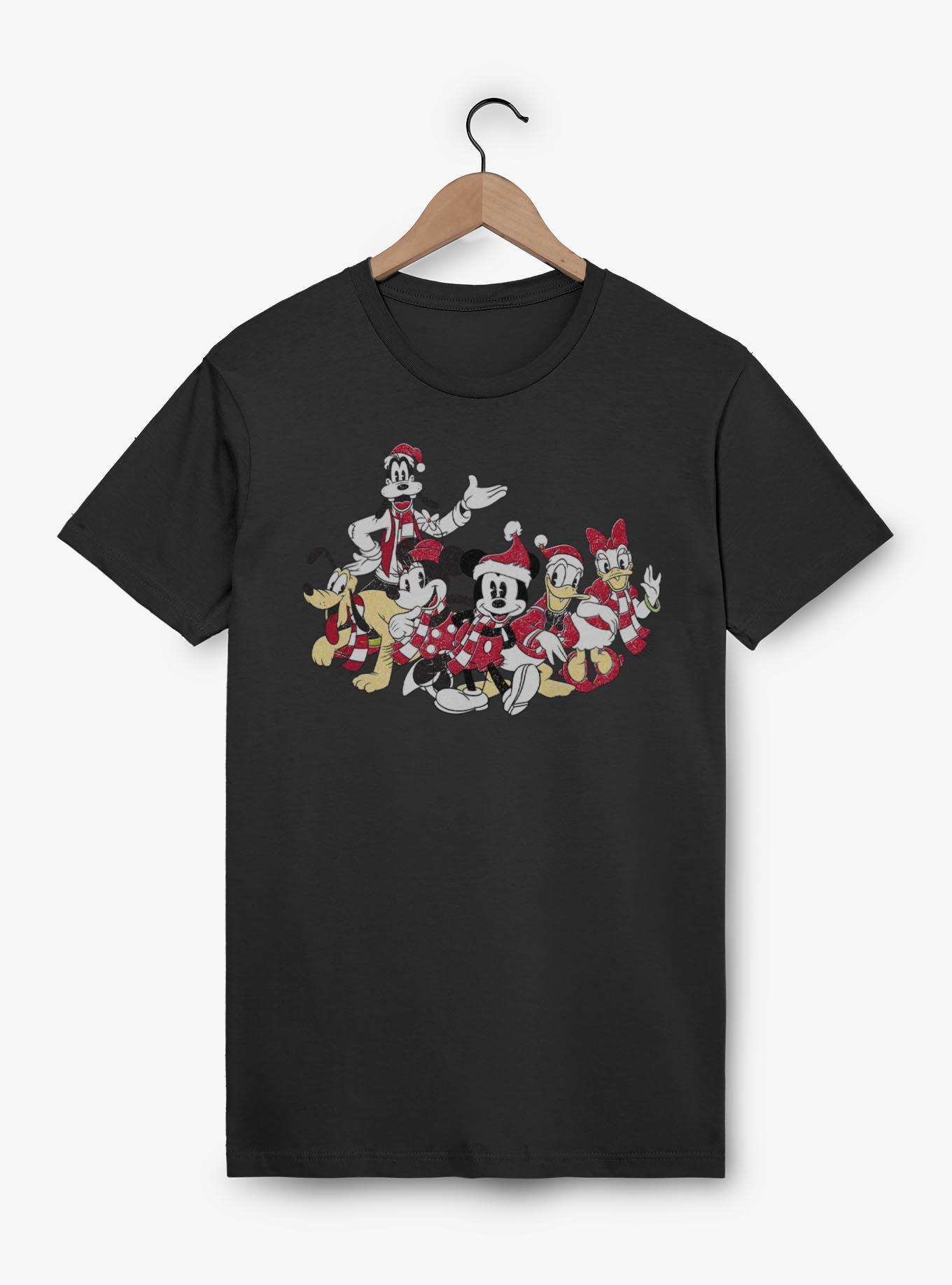 Disney Mickey Mouse & Friends Xmas Group  T-Shirt, , hi-res