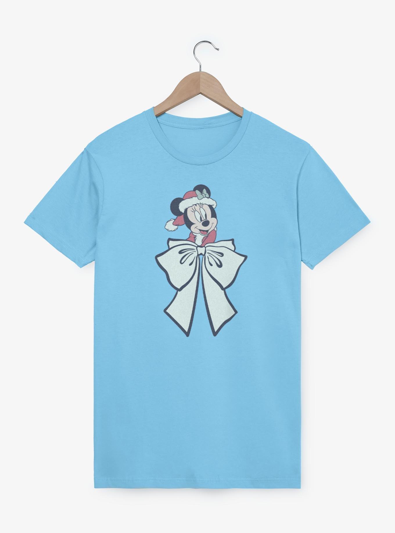 Disney Minnie Mouse Mrs Claus Bow T-Shirt, , hi-res