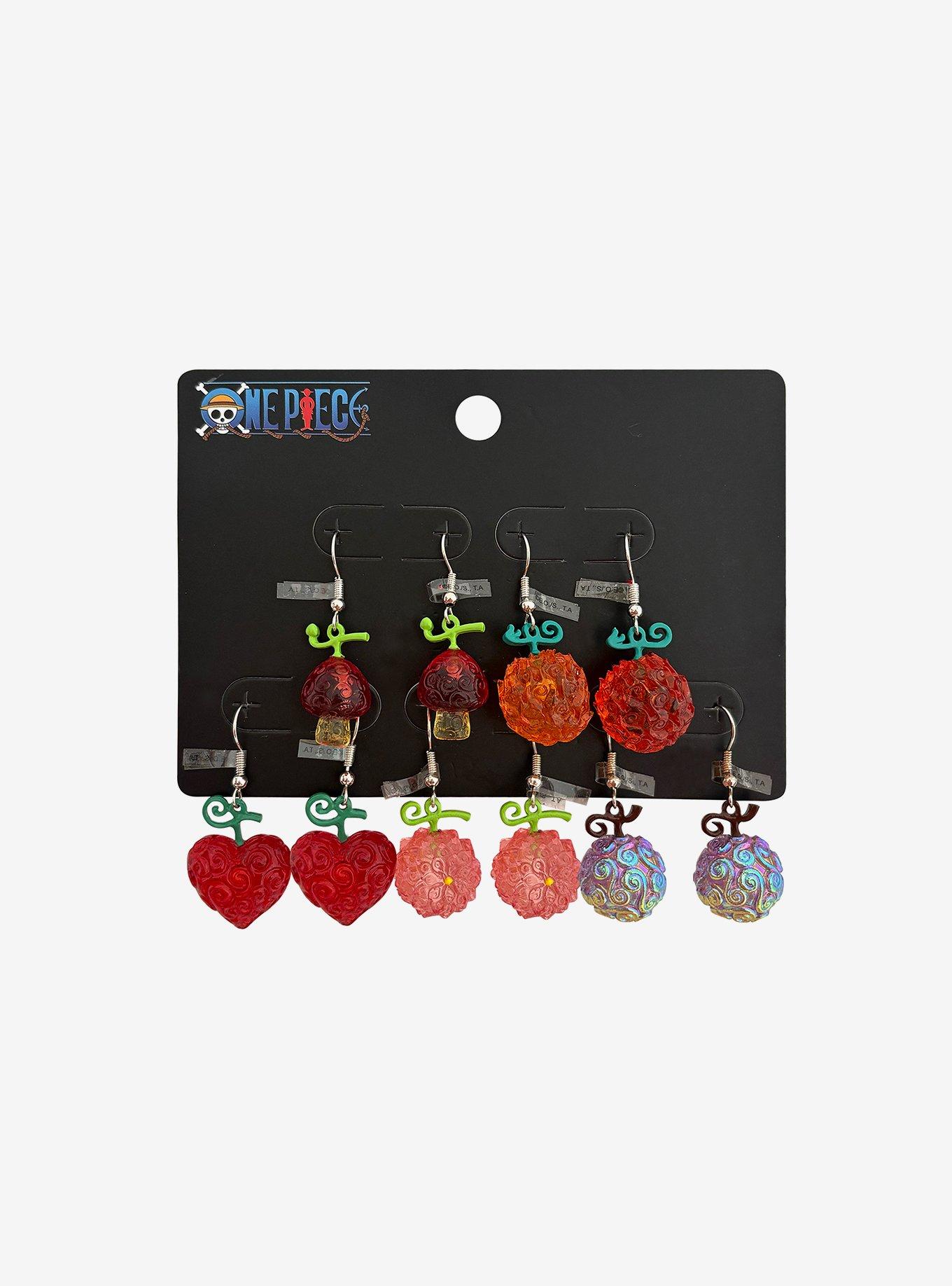 One Piece Devil Fruit Resin Charm Earring Set, , hi-res