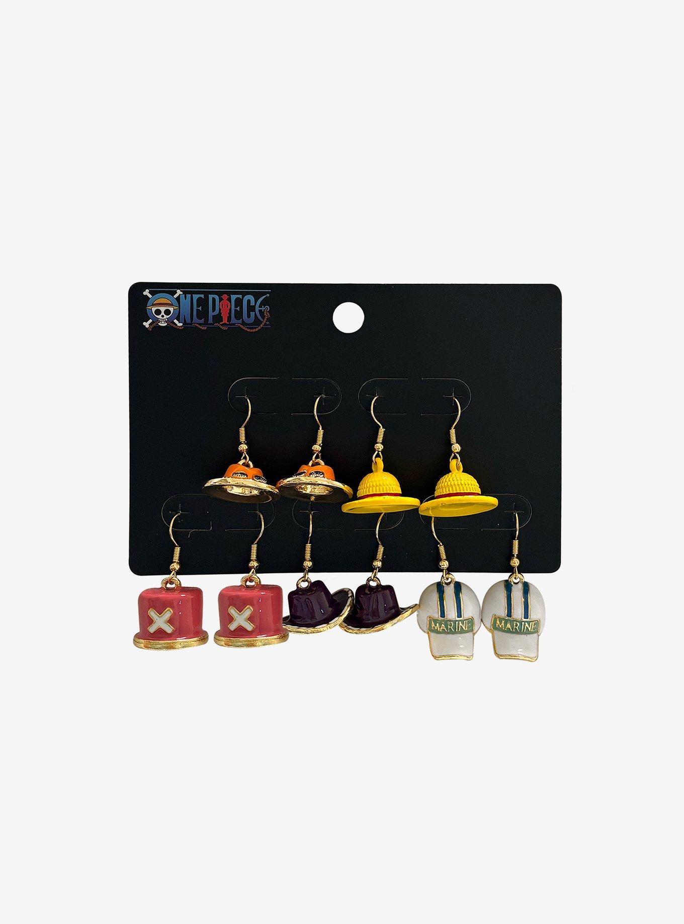 One Piece Character Hats Earring Set, , hi-res