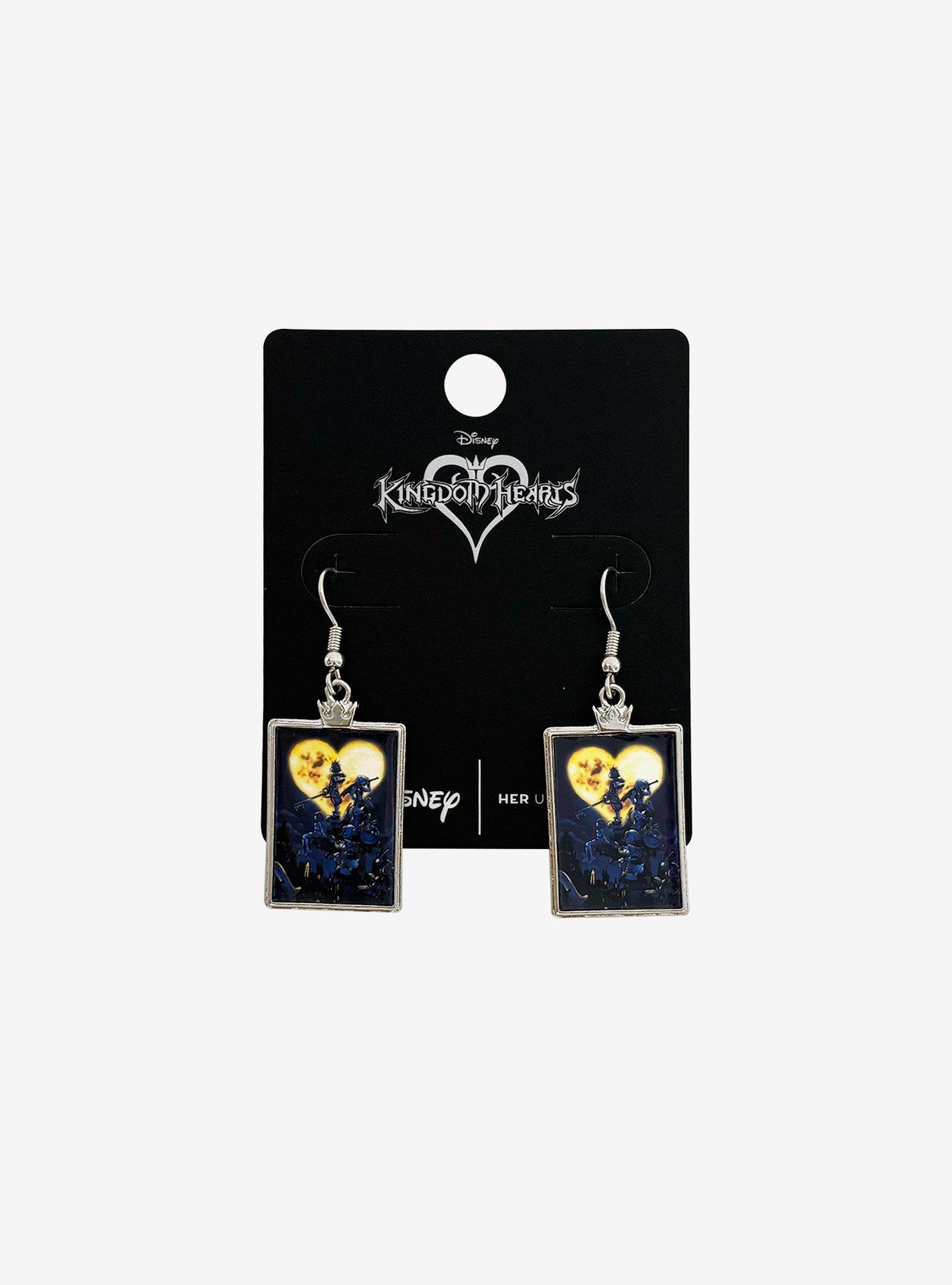 Her Universe Disney Kingdom Hearts Poster Drop Earrings, , hi-res