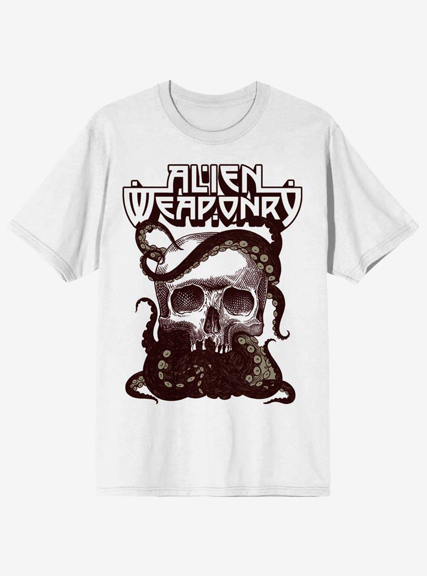Alien Weaponry Tentacle Skull T-Shirt, , hi-res