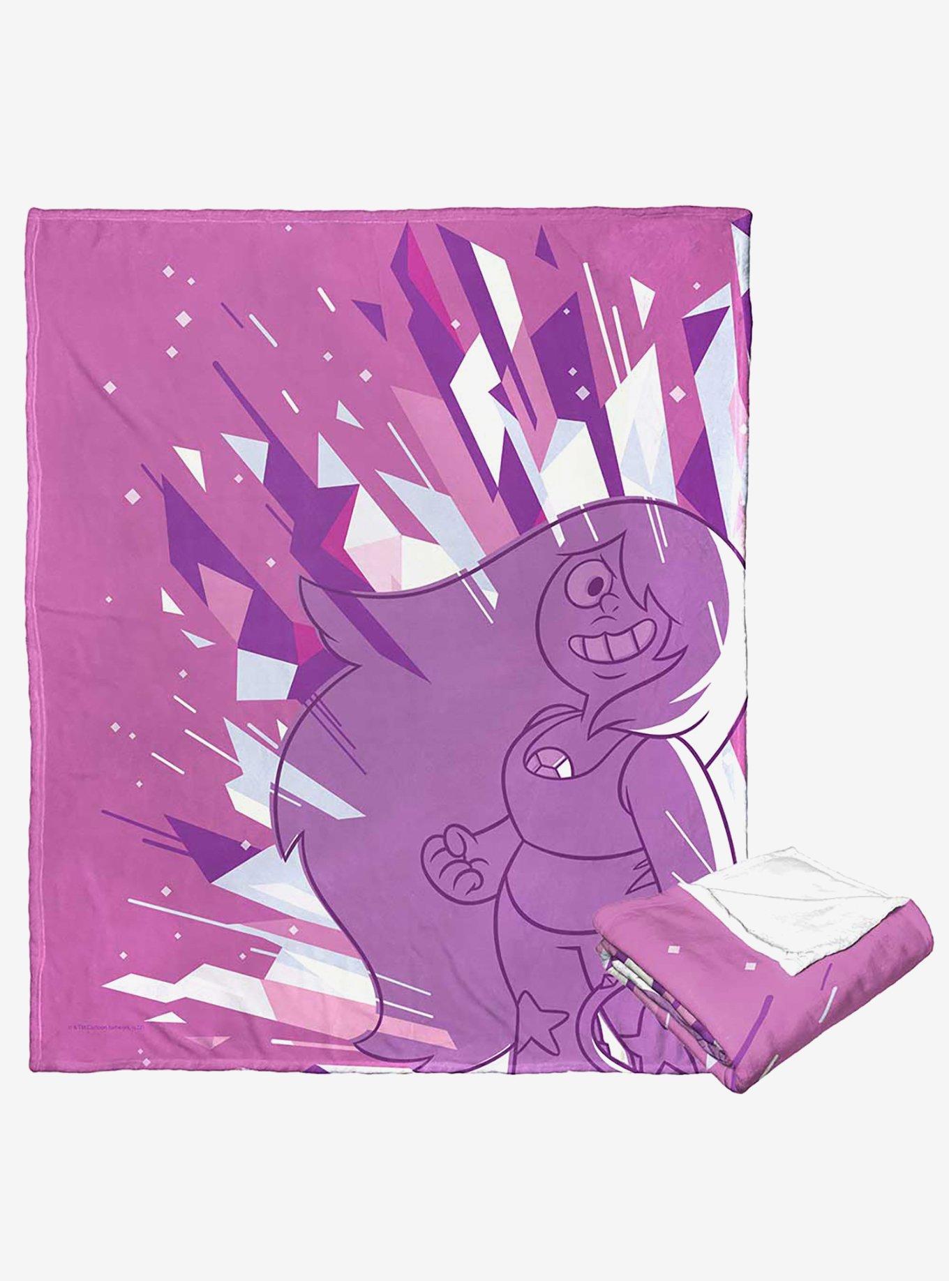 Steven Universe Amethyst Crystal Burst Silk Touch Throw Blanket, , hi-res