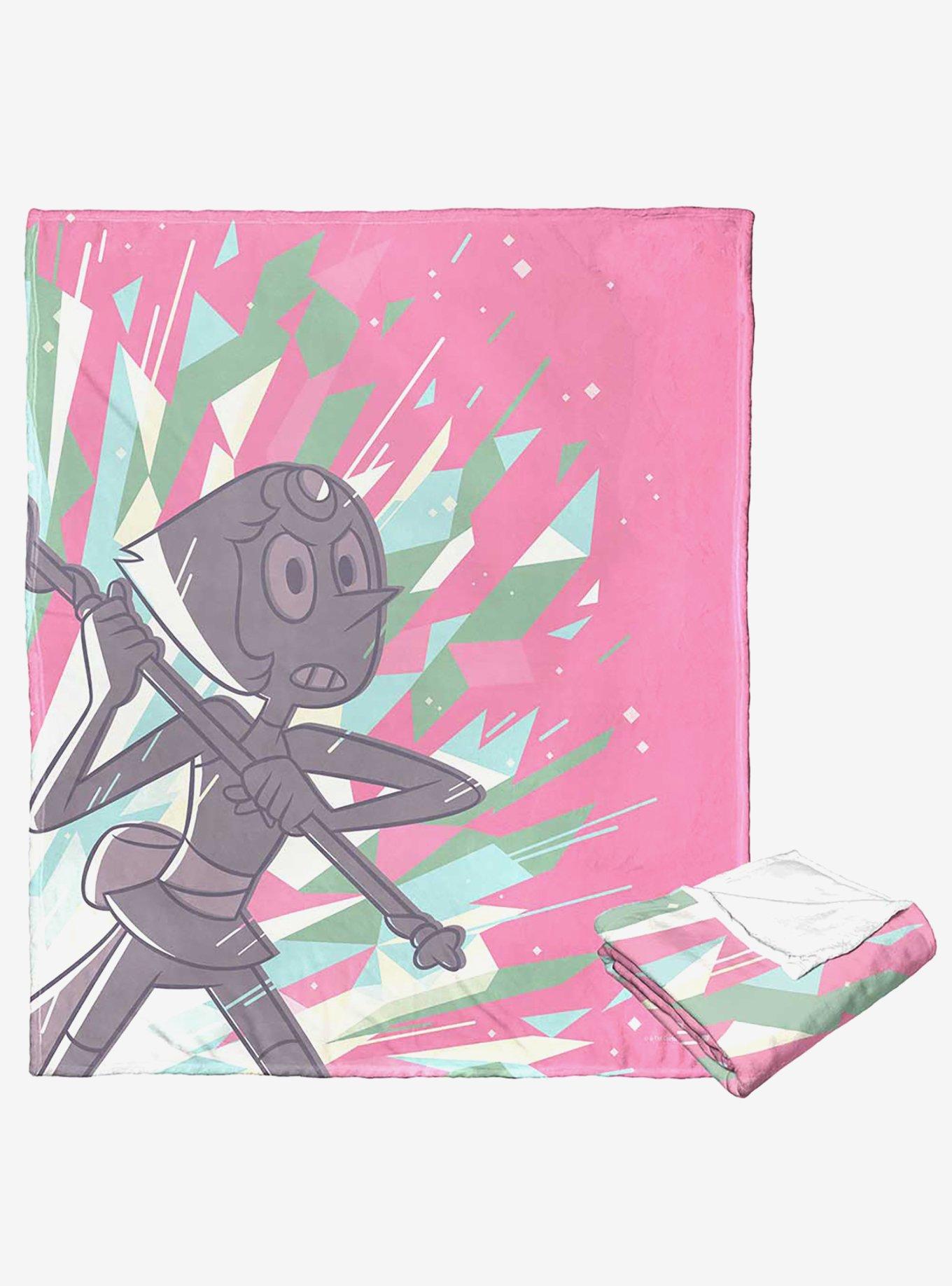 Steven Universe Pearl Crystal Burst Silk Touch Throw Blanket, , hi-res