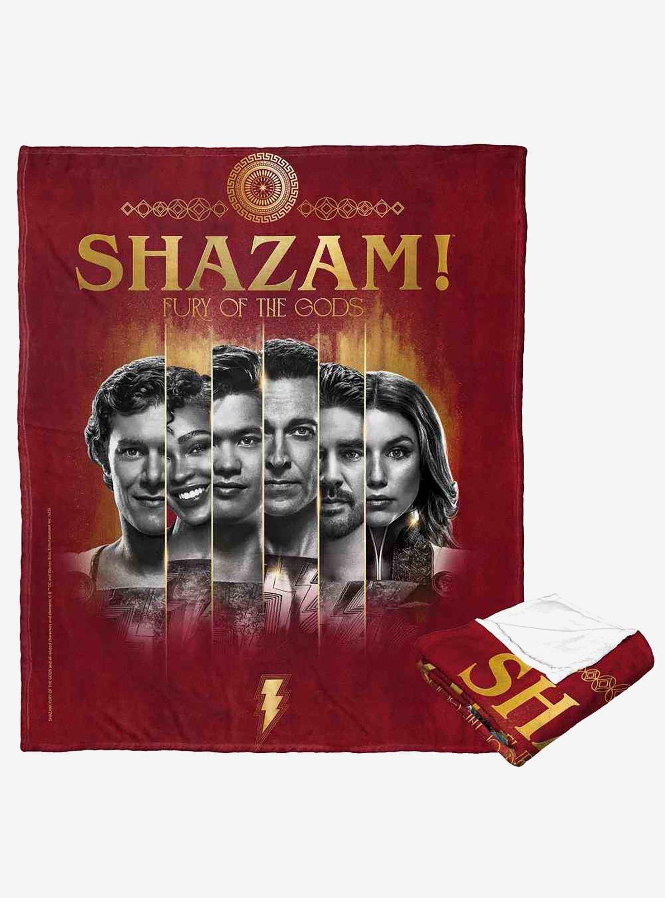 DC Comics Shazam Super Family Silk Touch Throw Blanket, , hi-res