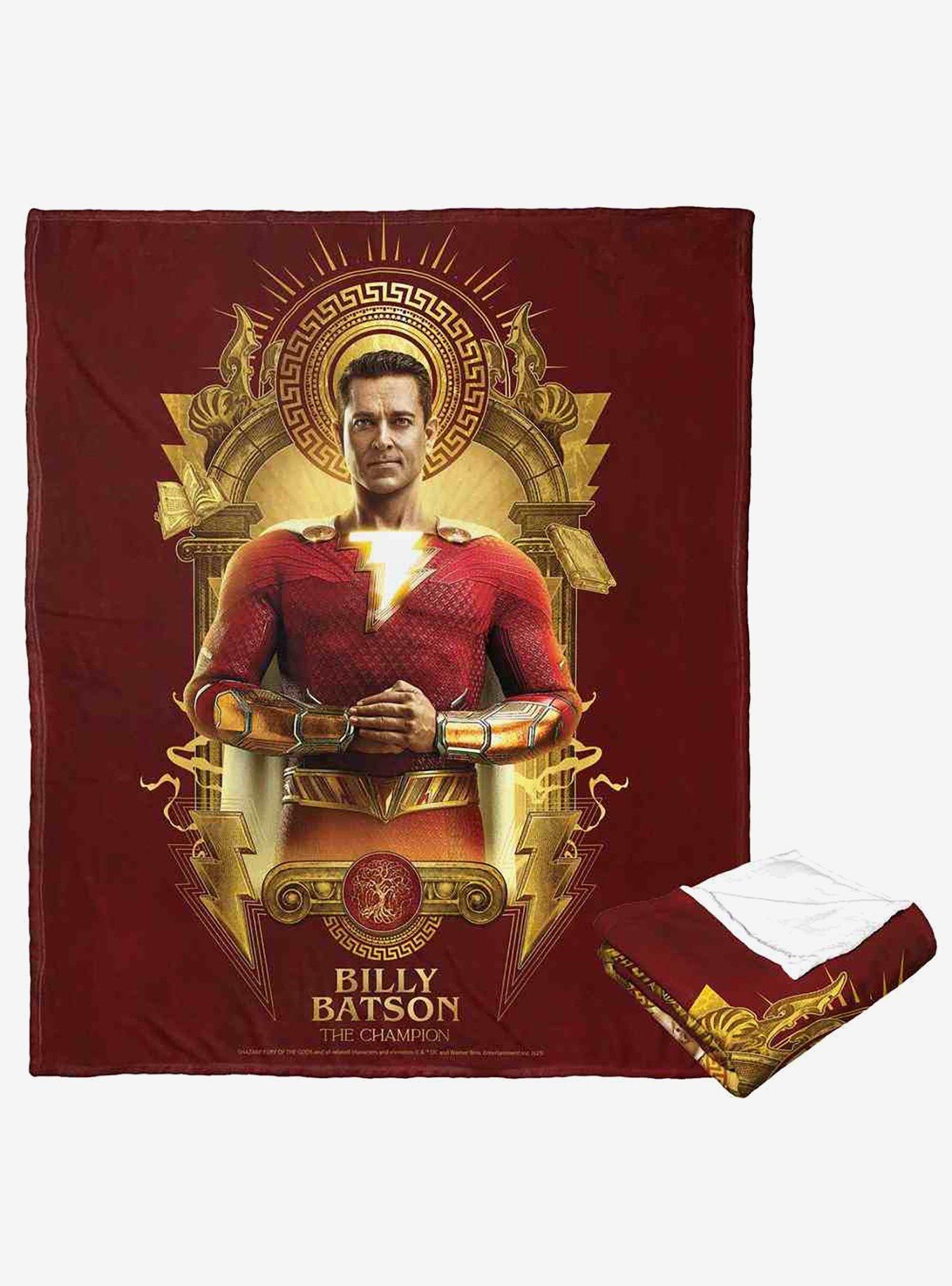 DC Comics Shazam Billy Batson Silk Touch Throw Blanket, , hi-res