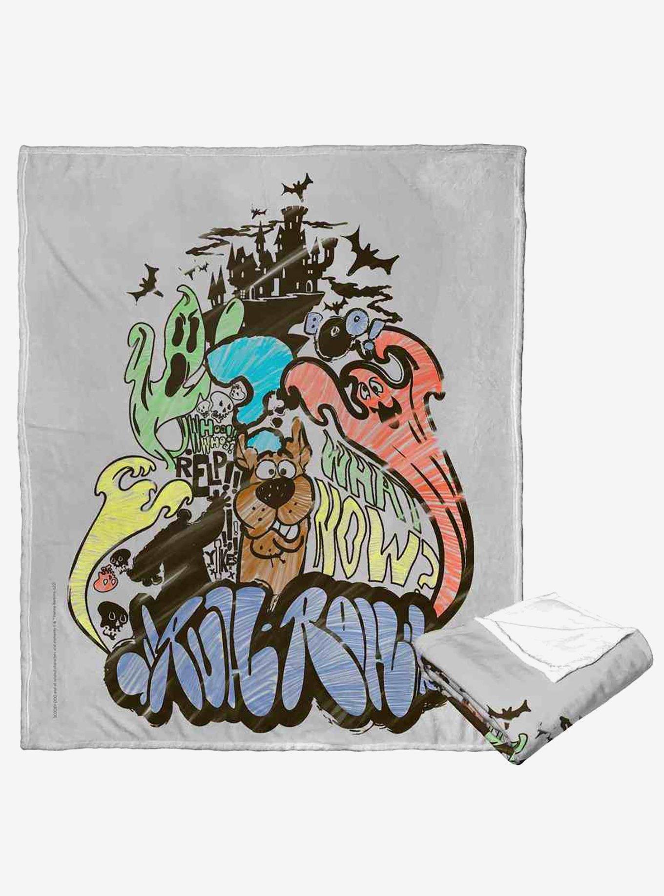 Scooby-Doo! Scooby Graffiti Silk Touch Throw Blanket, , hi-res
