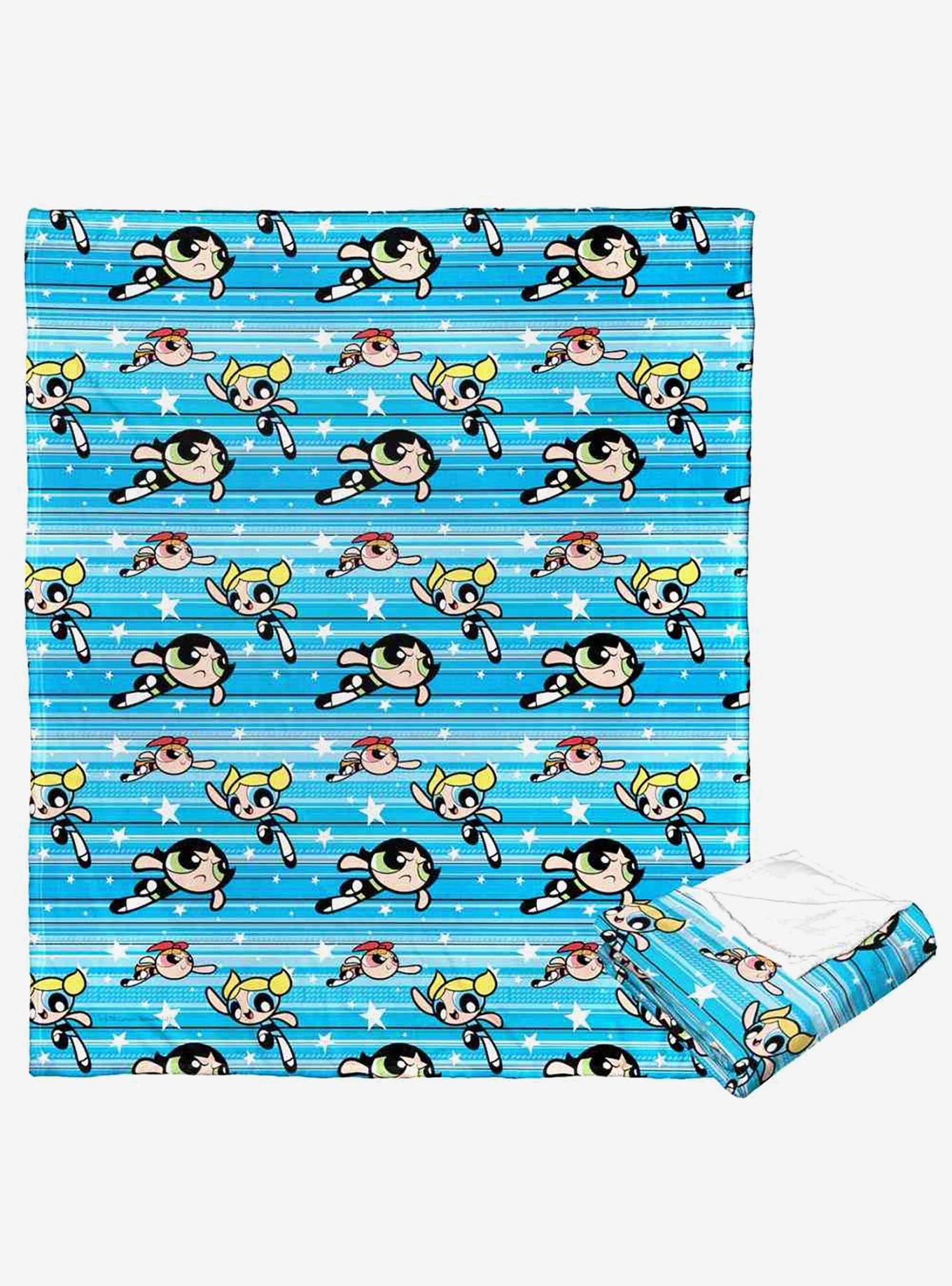 Powerpuff Girls Flying Fast Silk Touch Throw Blanket , , hi-res