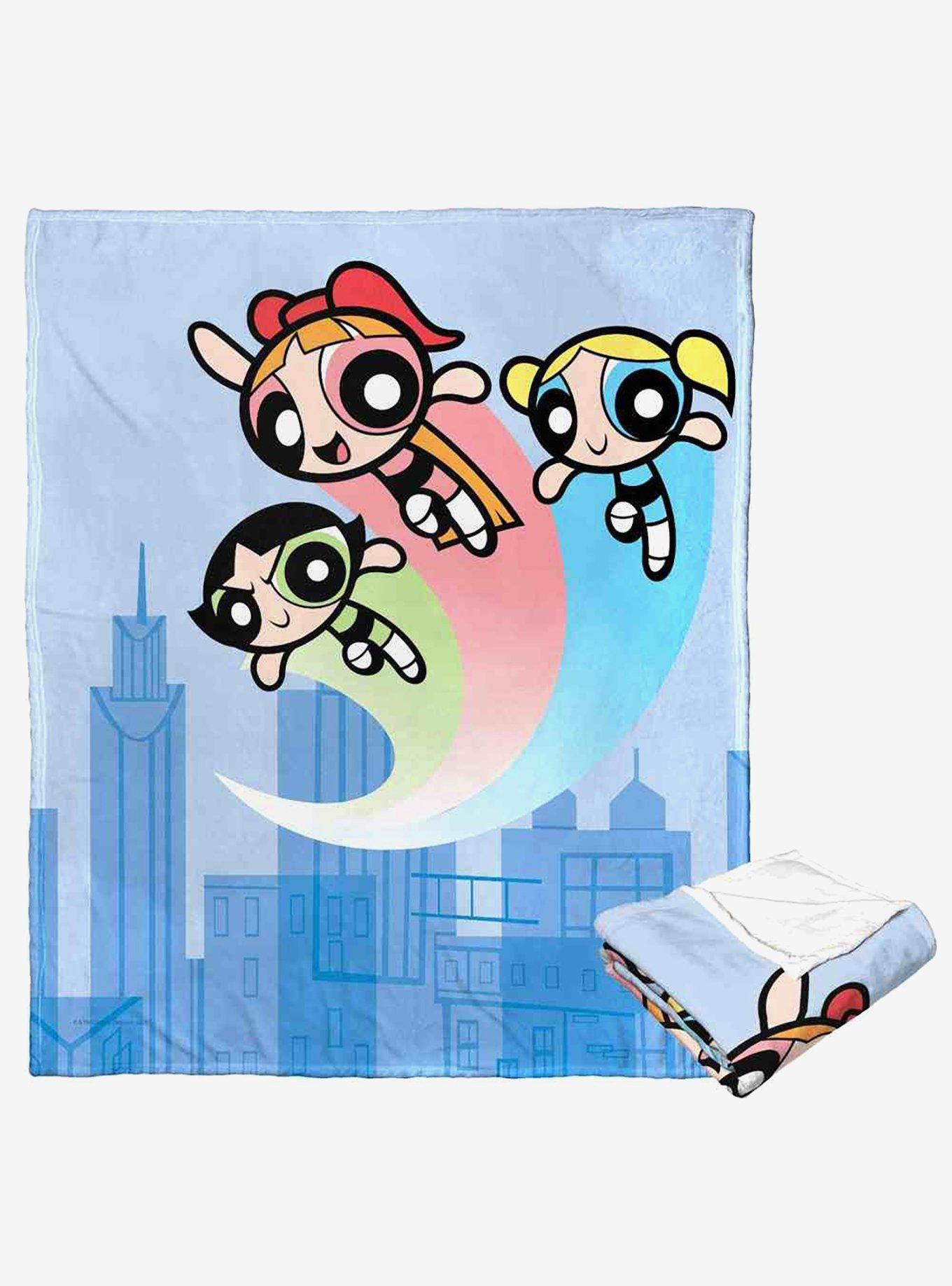 Powerpuff Girls Protectors Of Townsville Silk Touch Throw Blanket , , hi-res