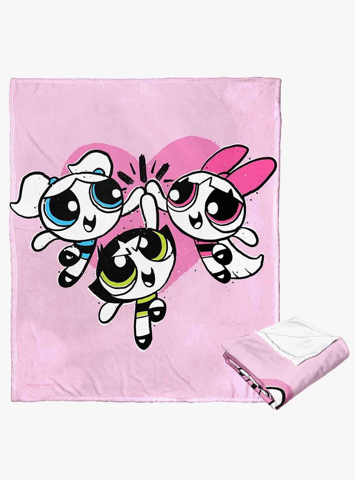 Powerpuff Girls Power Puff Together Silk Touch Throw Blanket, , hi-res