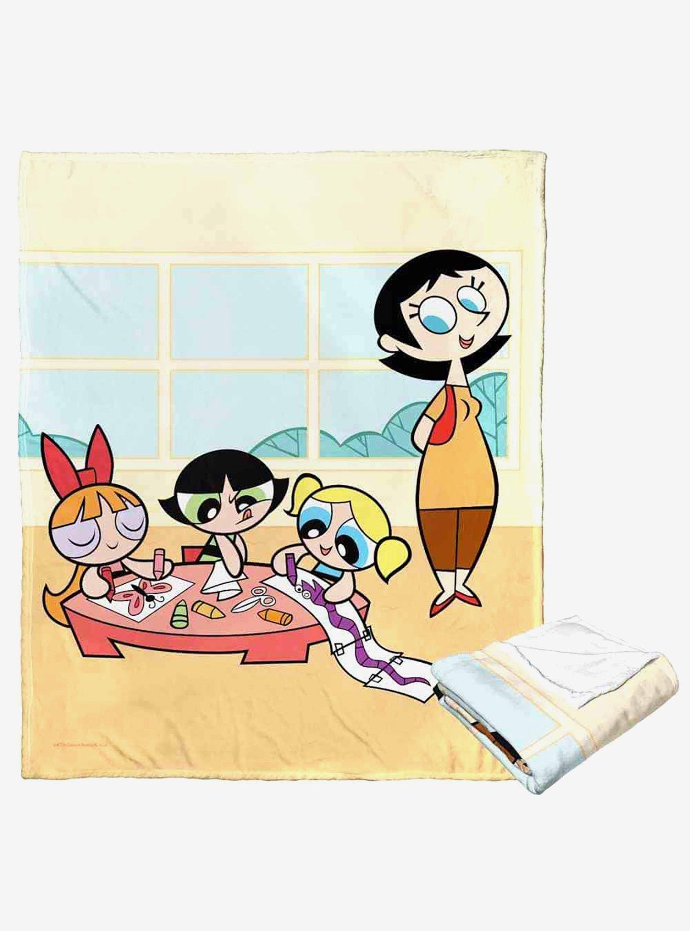 Powerpuff Girls Classtime Fun Silk Touch Throw Blanket , , hi-res