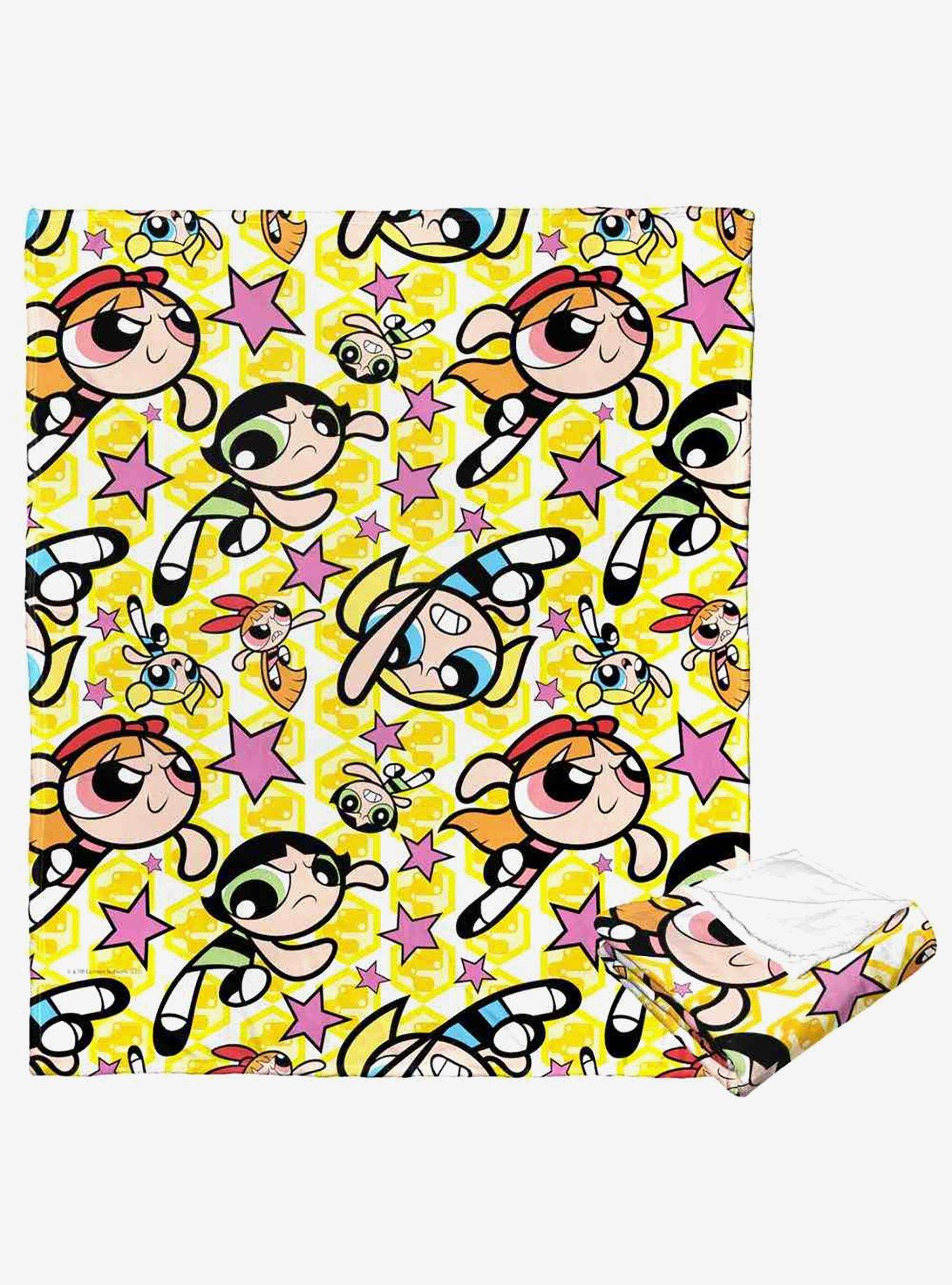 Powerpuff Girls Fighting Crime Silk Touch Throw Blanket , , hi-res