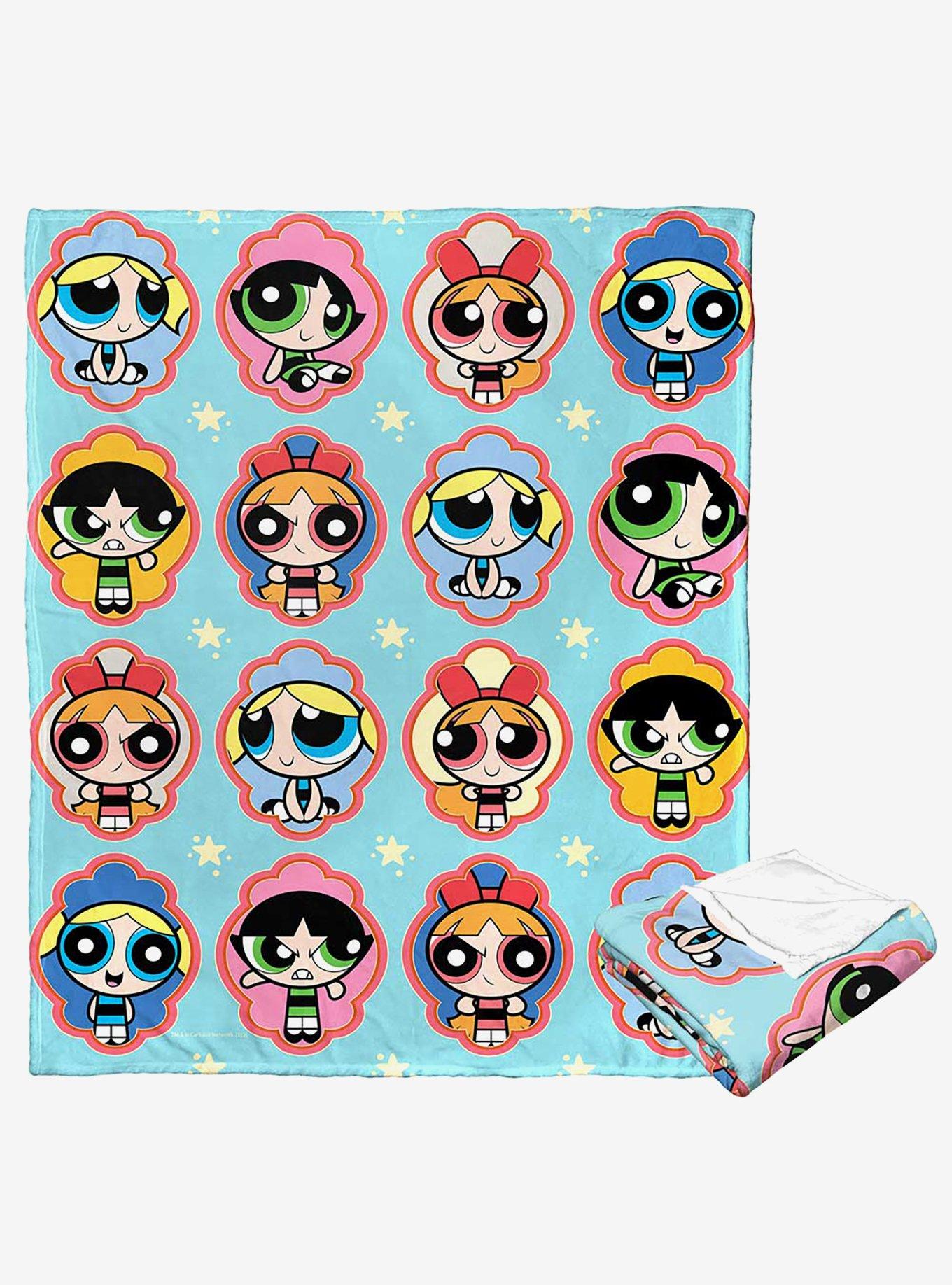 Powerpuff Girls Classic Expressions Silk Touch Throw Blanket , , hi-res
