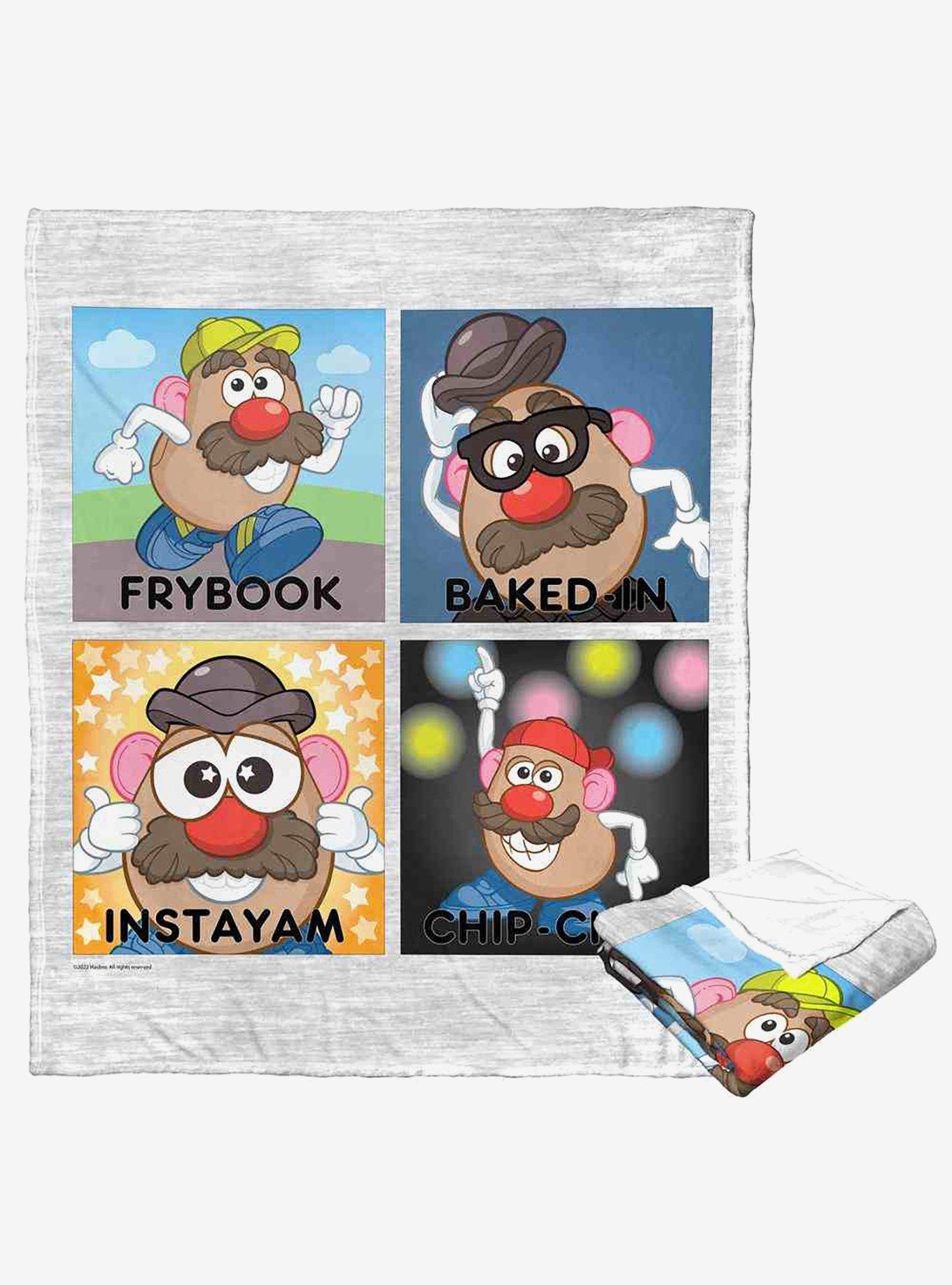 Mr. Potato Head Social Media Silk Touch Throw Blanket, , hi-res